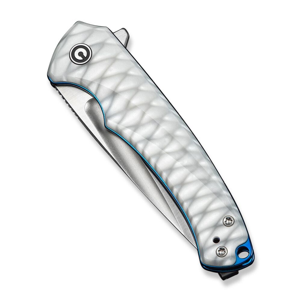 Nóż składany Civivi Voidflare 14C28N Resin - Greyish White