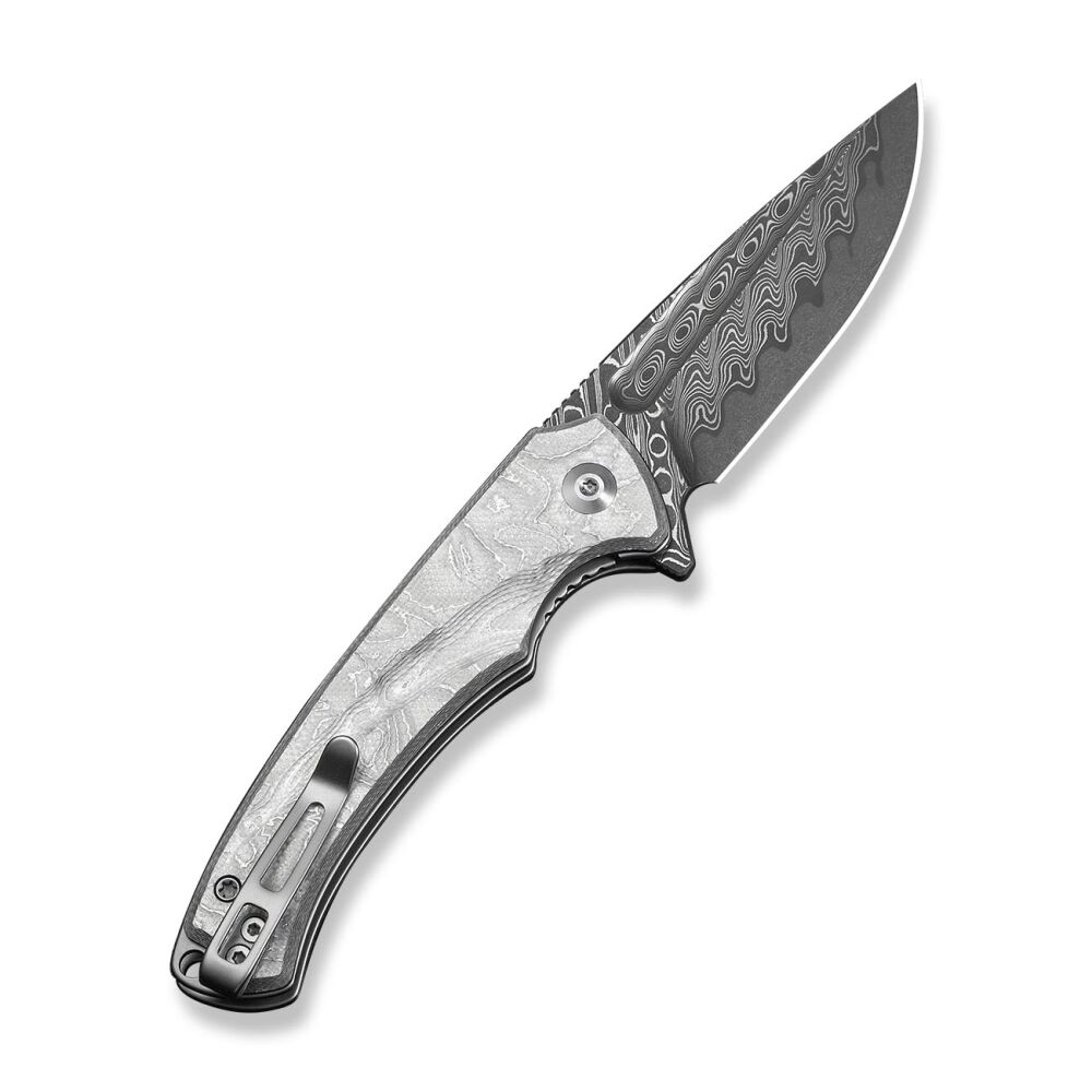 Nóż składany Civivi Voidflare Damascus G10 - Silver