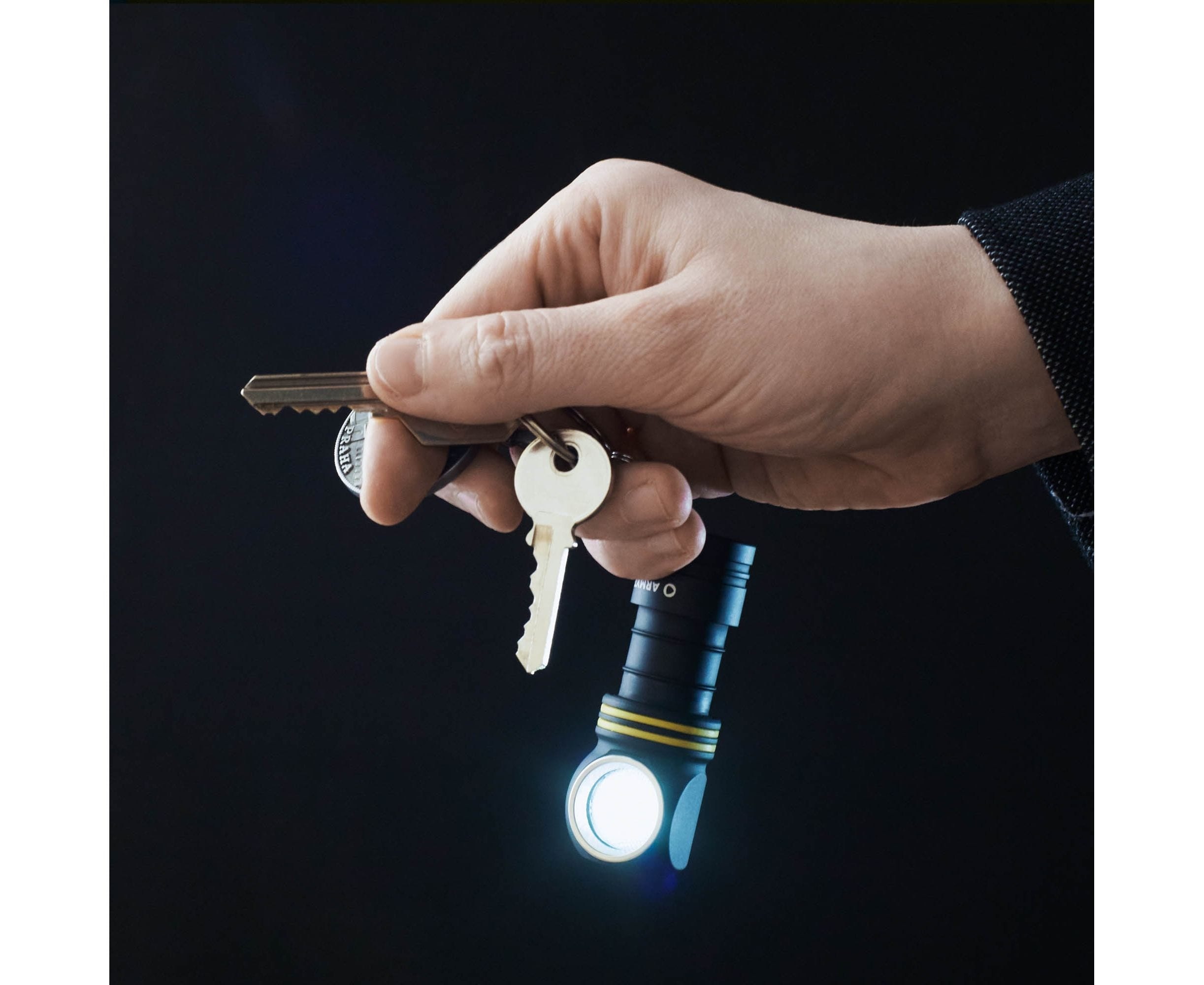 Latarka kątowa i czołowa Armytek Elf C1 USB-C White PCB - 1000 lumenów