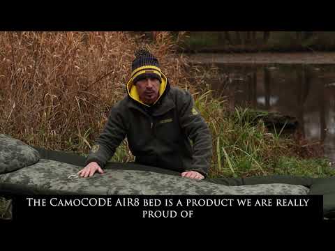 Польове ліжко CamoCode Air8 - 220 x 90 см + Чохол Mivardi - набір
