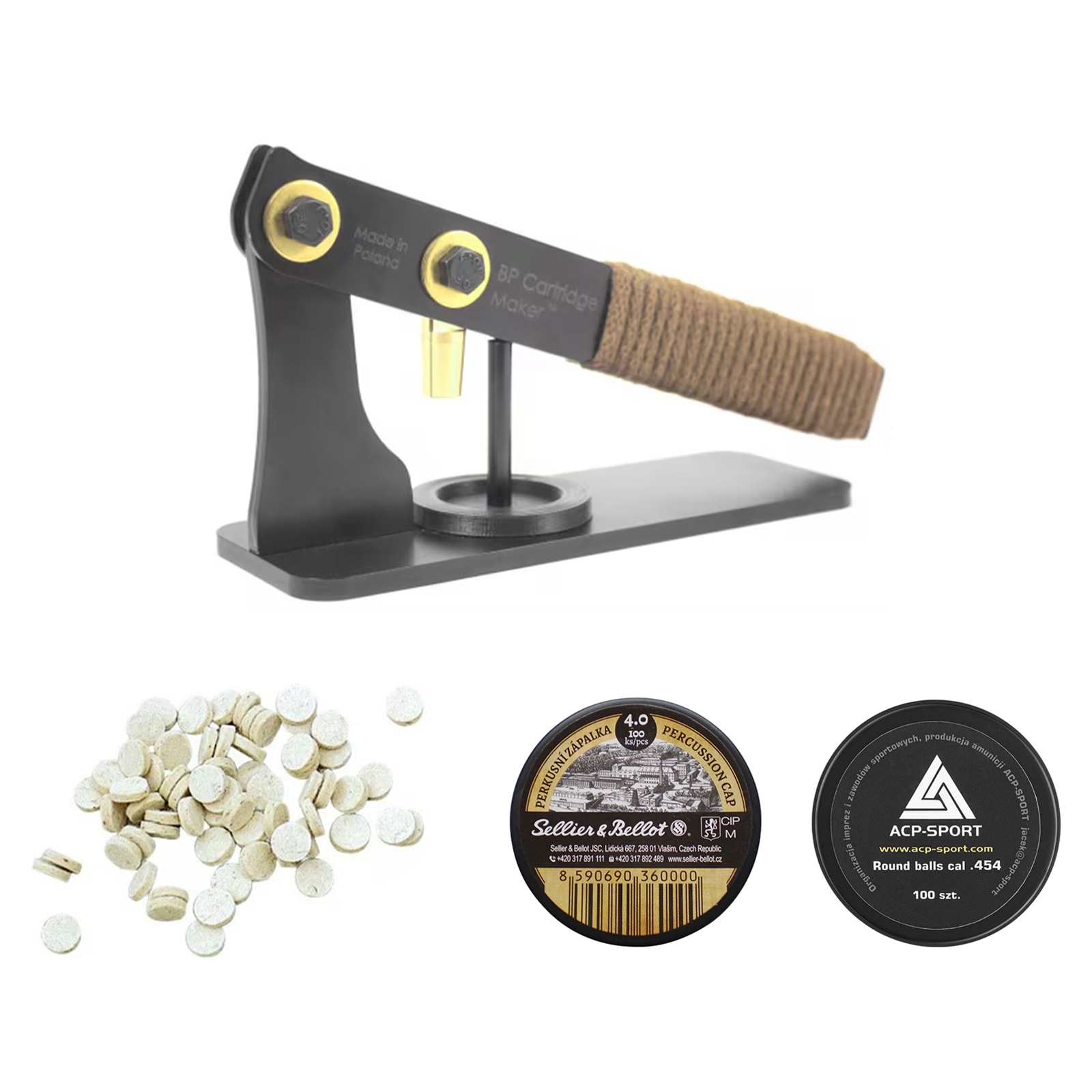 Zestaw strzelecki do broni czarnoprochowej