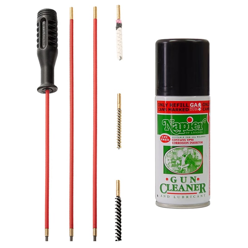 Zestaw do czyszczenia wiatrówek w kalibrze 4,5 mm