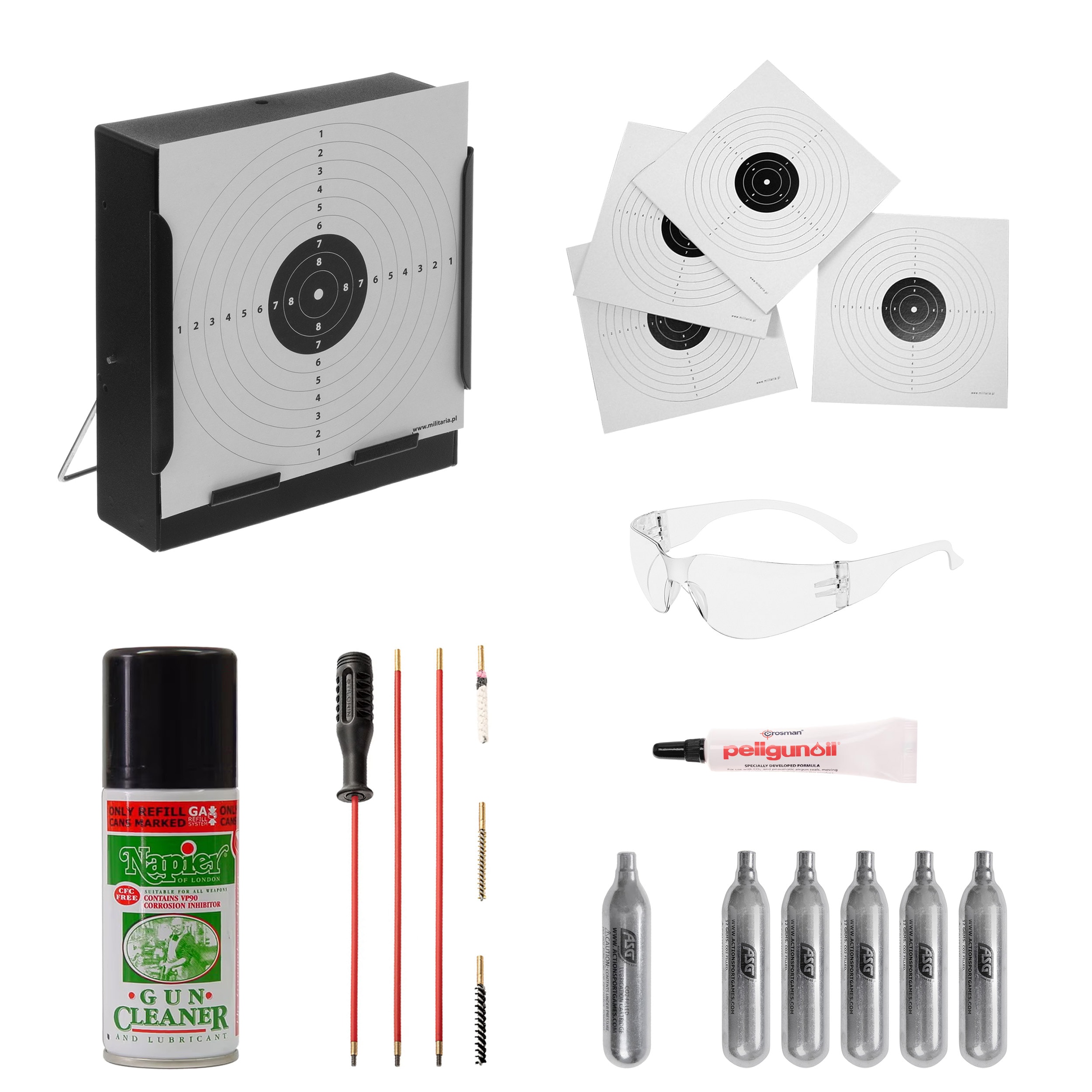 Стрілецький набір для пневматичної зброї з приводом CO2