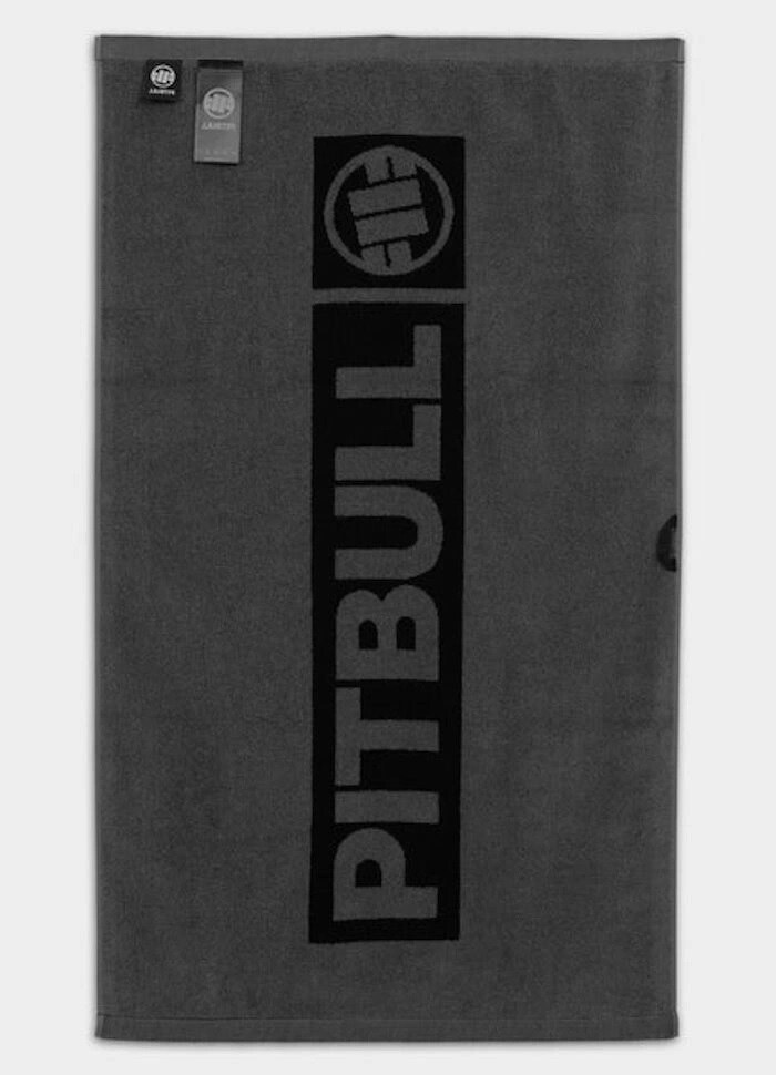 Ręcznik Pitbull Gym Hilltop 88 x 52 cm - Black/Grey