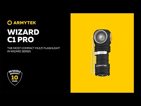 Налобний і кутовий ліхтарик Armytek Wizard C1 Pro Magnet USB Yellow PCB - 930 люменів