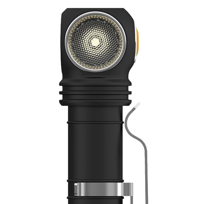 Налобний кутовий ліхтарик Armytek Wizard C2 Pro Nichia Magnet USB Yellow PCB - 1600 люменів