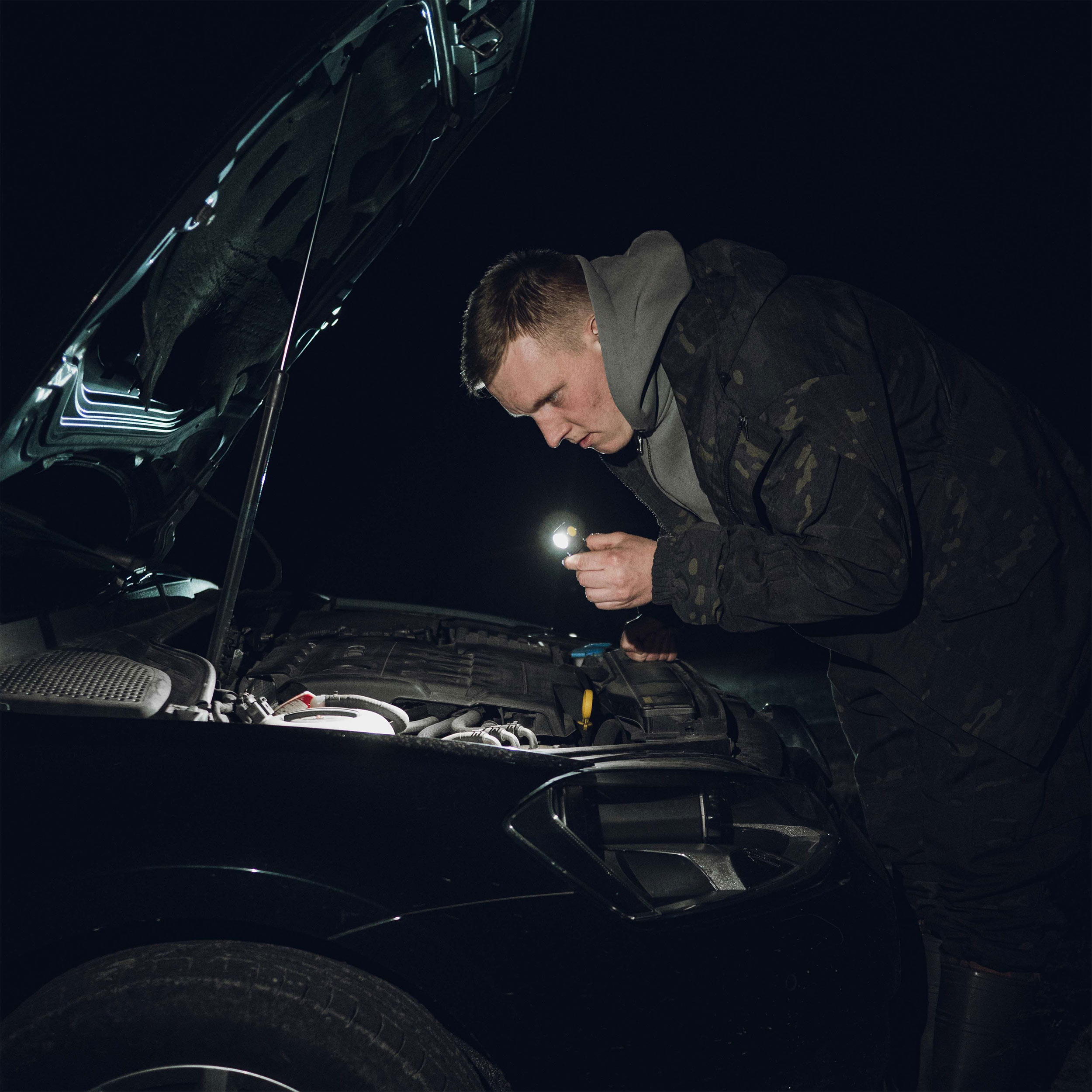 Налобний кутовий ліхтарик Armytek Wizard C2 Pro Nichia Magnet USB Yellow PCB - 1600 люменів