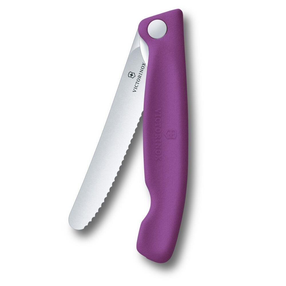 Nóż składany kuchenny Victorinox Picnic Swiss Classic - Purple