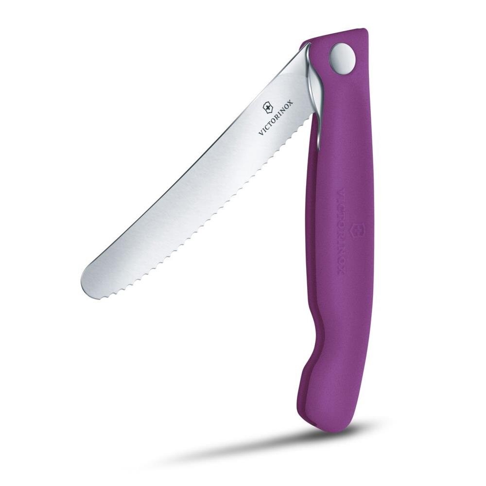 Nóż składany kuchenny Victorinox Picnic Swiss Classic - Purple