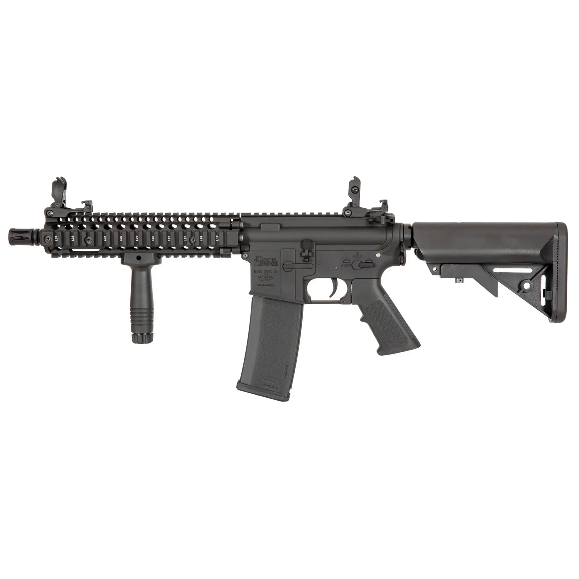 Karabinek szturmowy AEG Specna Arms Daniel Defense MK18 SA-E19 Edge HAL 2 - Black