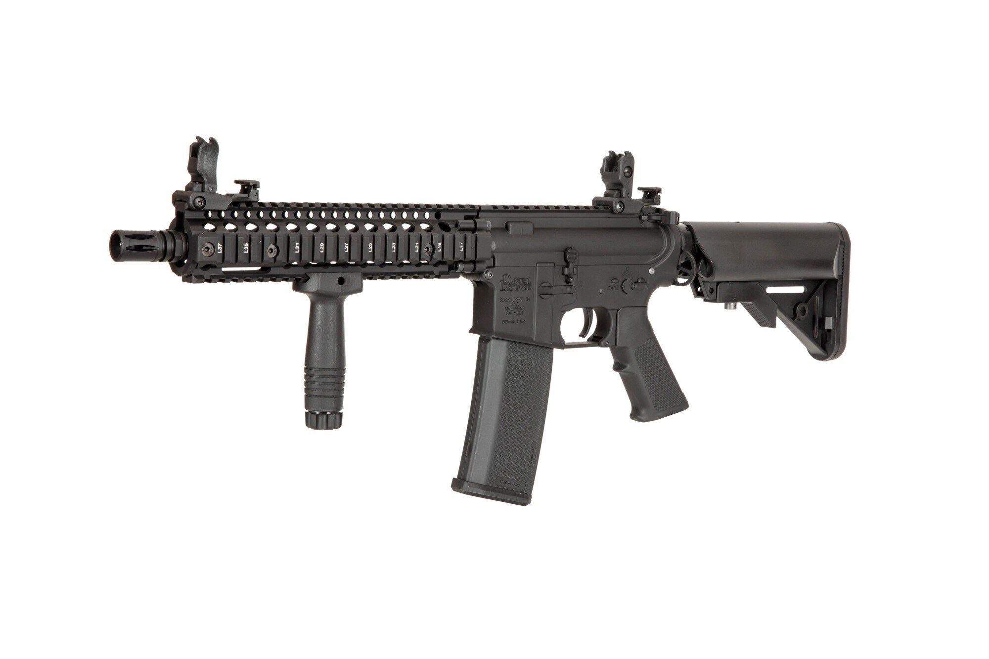 Karabinek szturmowy AEG Specna Arms Daniel Defense MK18 SA-E19 Edge HAL 2 - Black