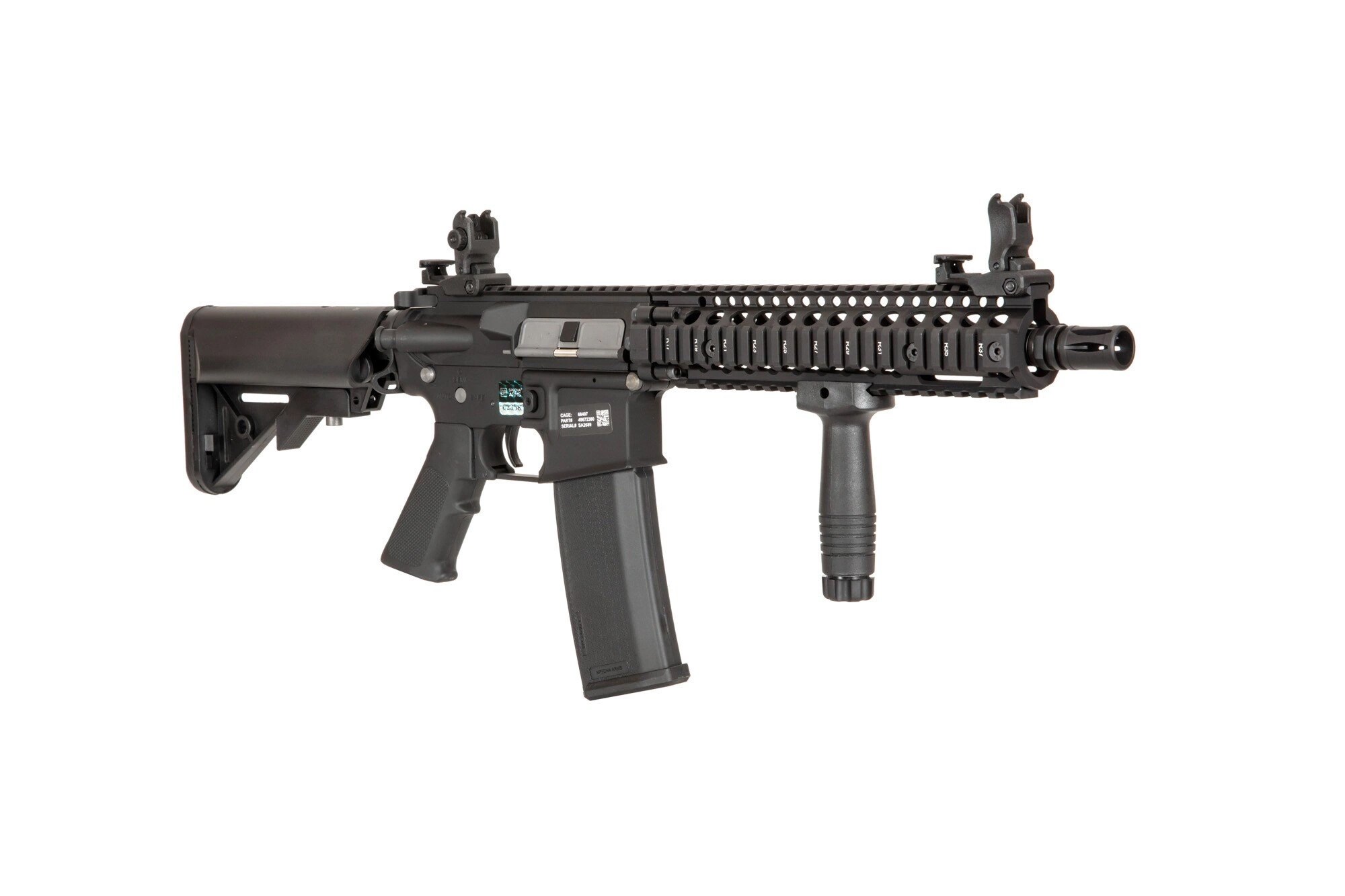 Karabinek szturmowy AEG Specna Arms Daniel Defense MK18 SA-E19 Edge HAL 2 - Black