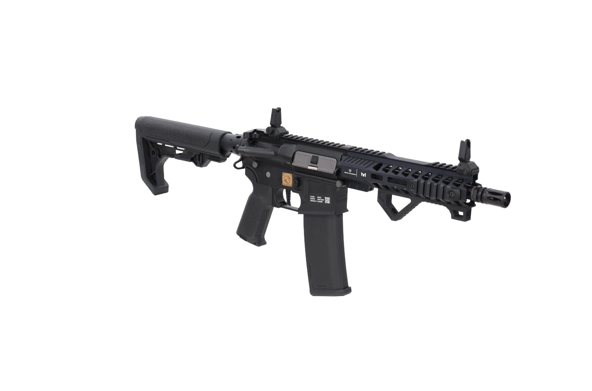 Karabinek szturmowy AEG Specna Arms RRA SA-E17 Edge HAL 2 ETU Light Ops Stock Gen. 2 - Black