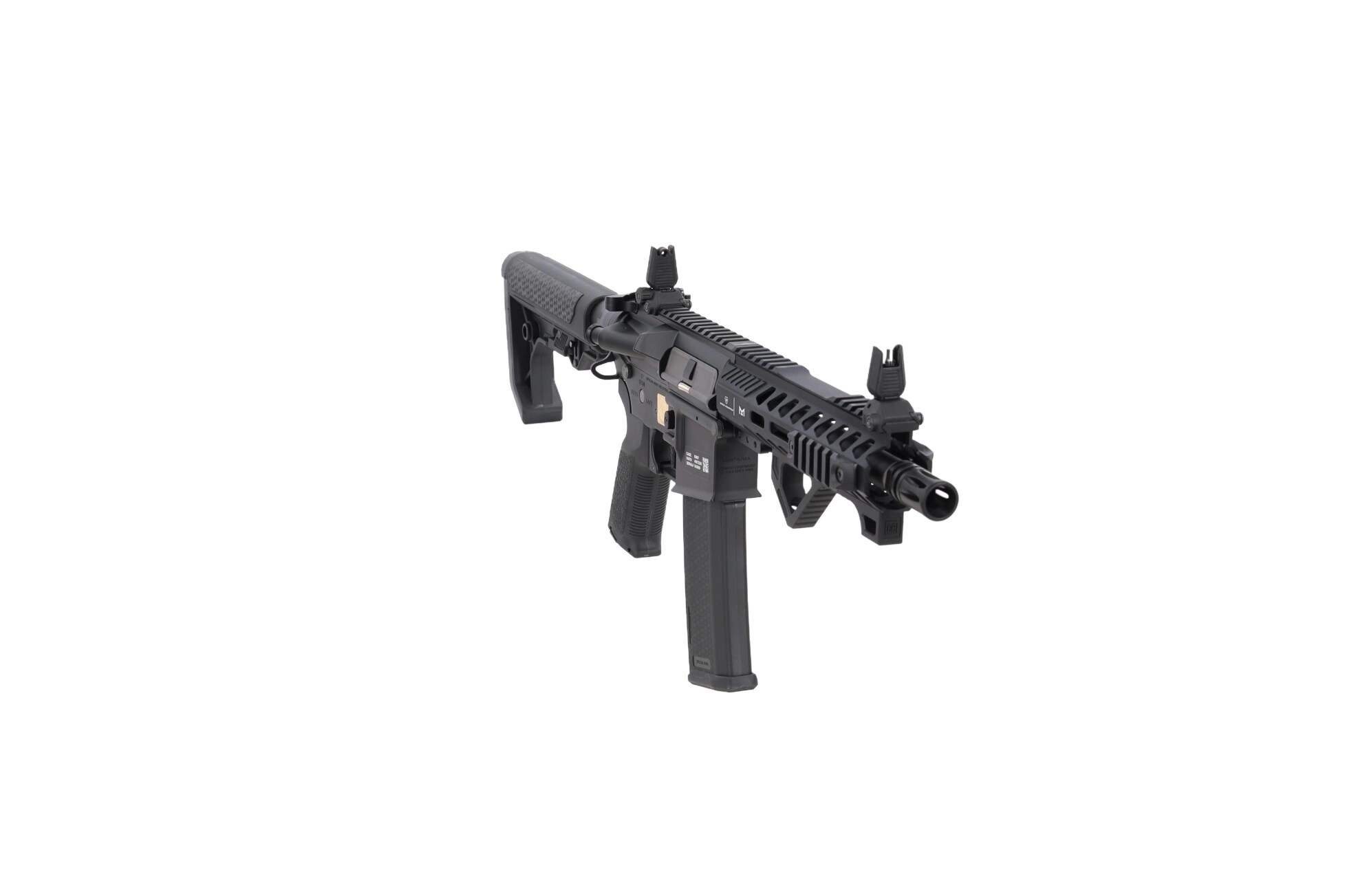 Karabinek szturmowy AEG Specna Arms RRA SA-E17 Edge HAL 2 ETU Light Ops Stock Gen. 2 - Black
