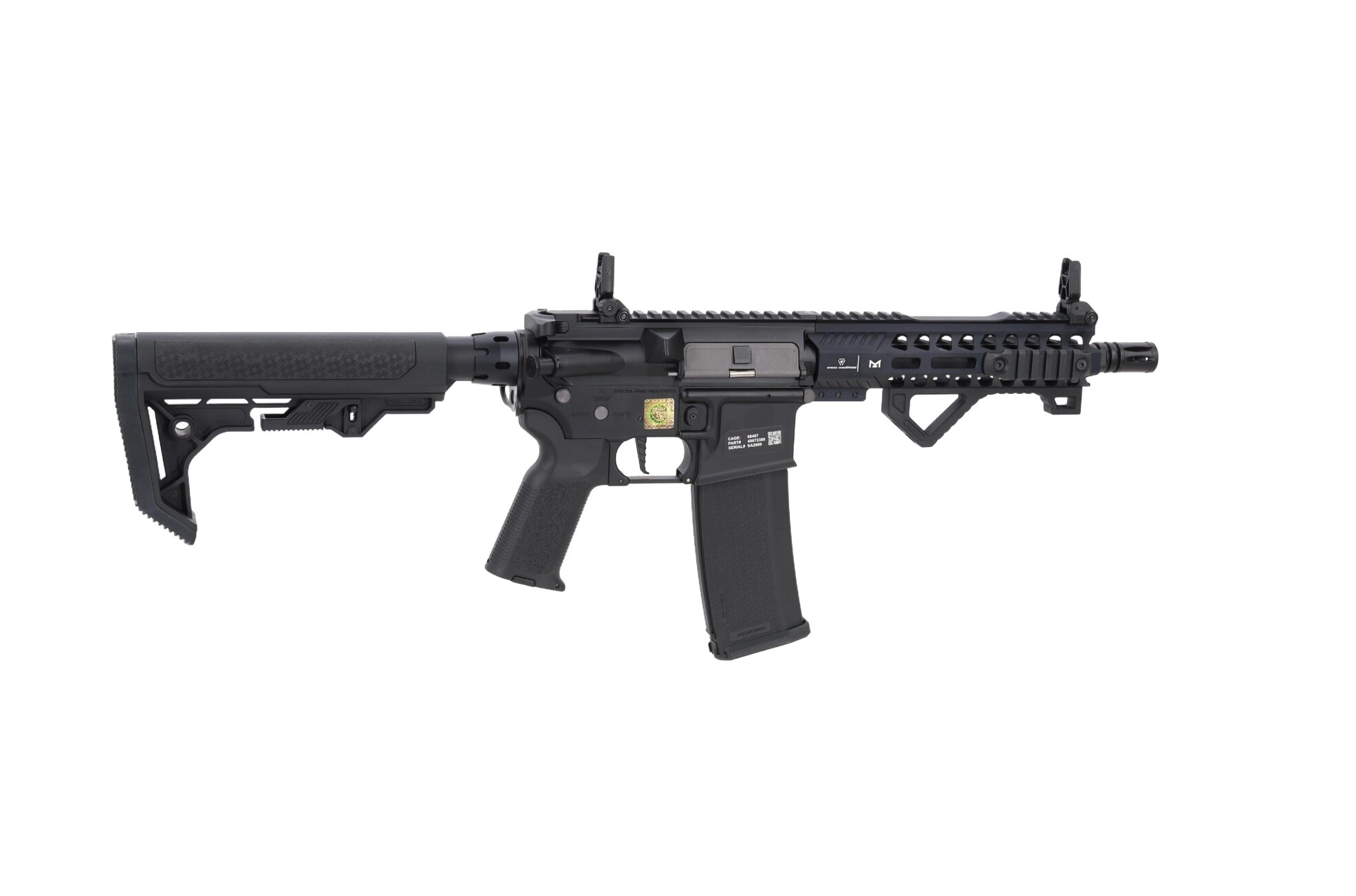 Karabinek szturmowy AEG Specna Arms RRA SA-E17 Edge HAL 2 ETU Light Ops Stock Gen. 2 - Black