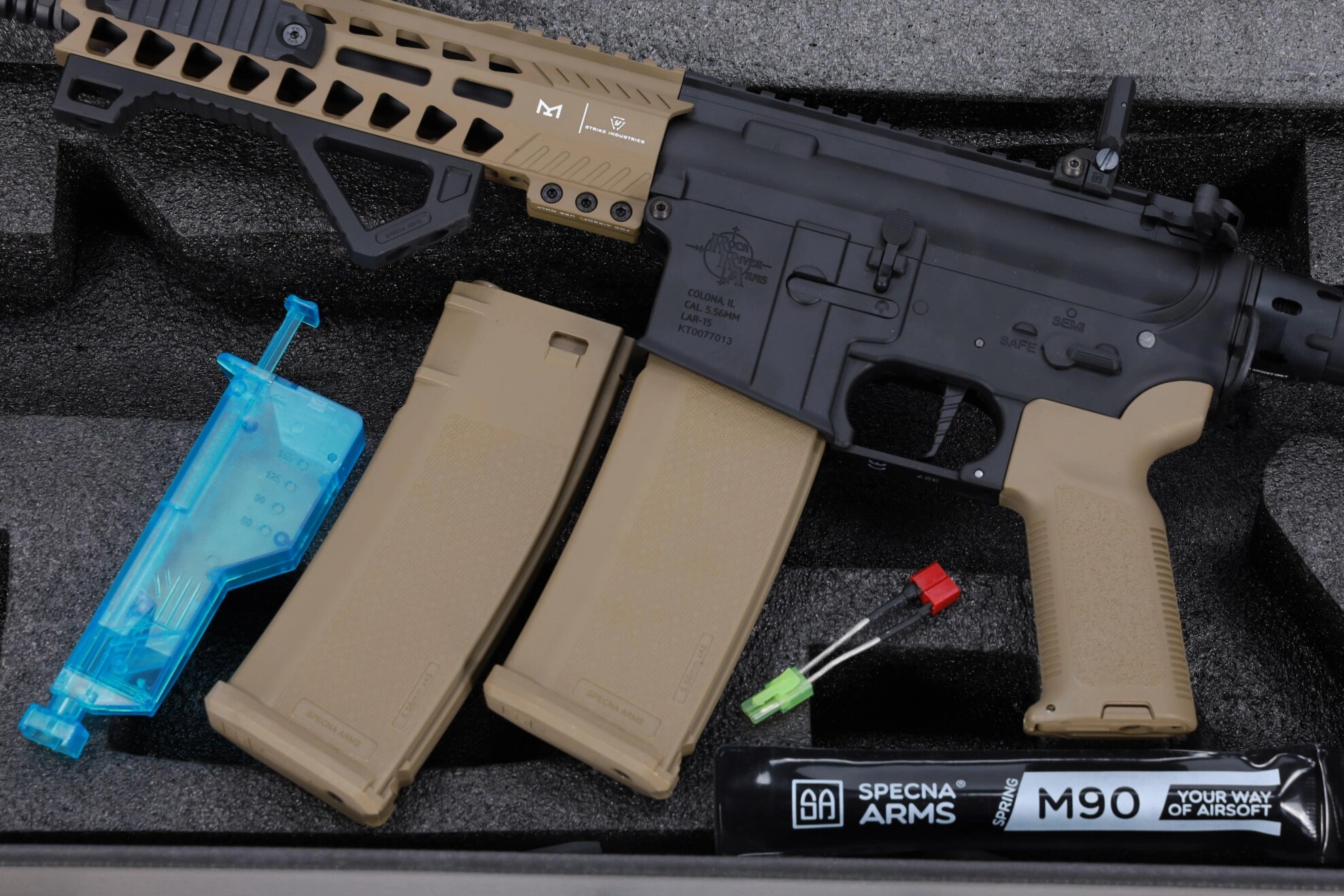 Штурмова гвинтівка AEG Specna Arms RRA SA-E17 Edge HAL 2 ETU Light Ops Stock Gen. 2 - Half-Tan