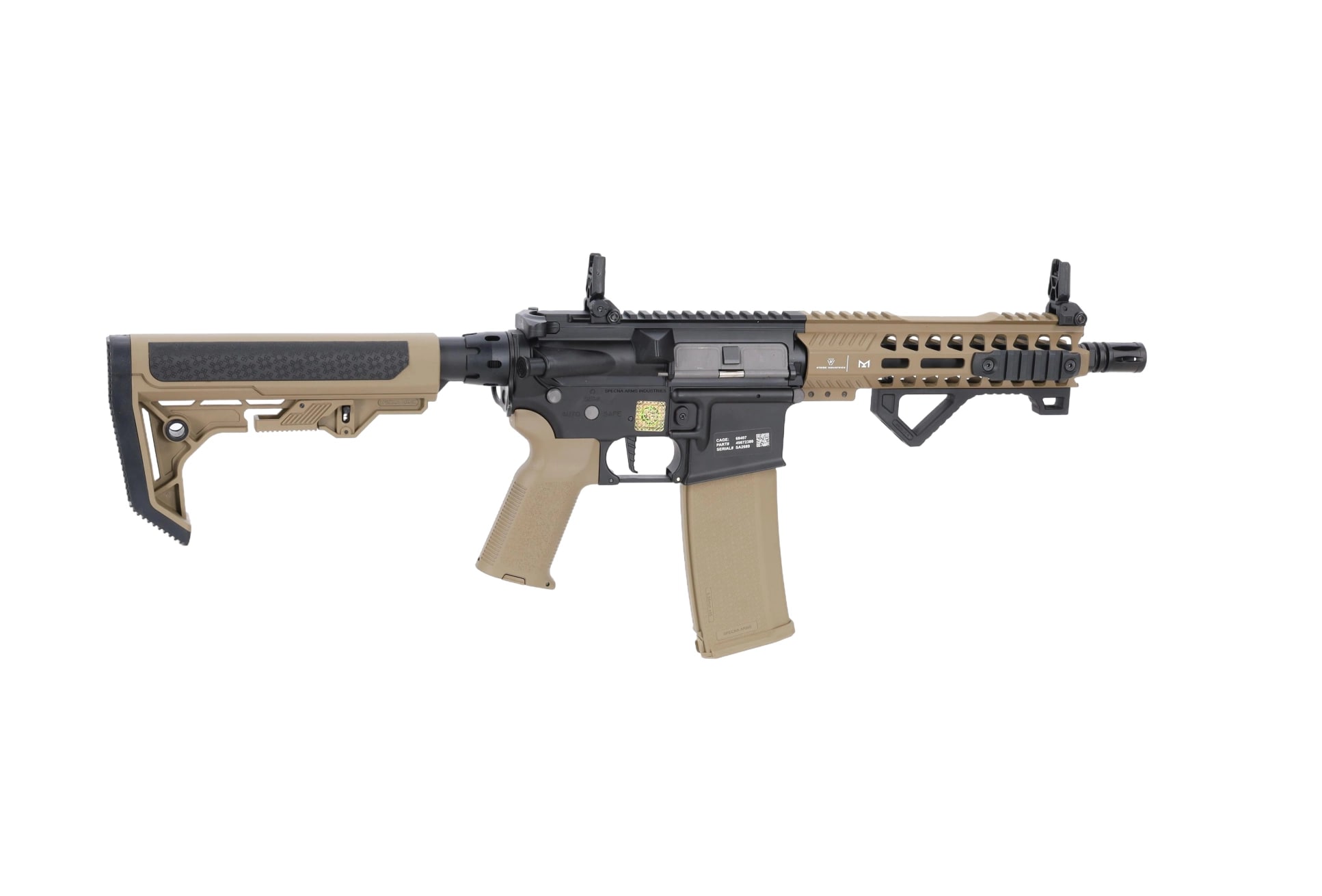 Штурмова гвинтівка AEG Specna Arms RRA SA-E17 Edge HAL 2 ETU Light Ops Stock Gen. 2 - Half-Tan