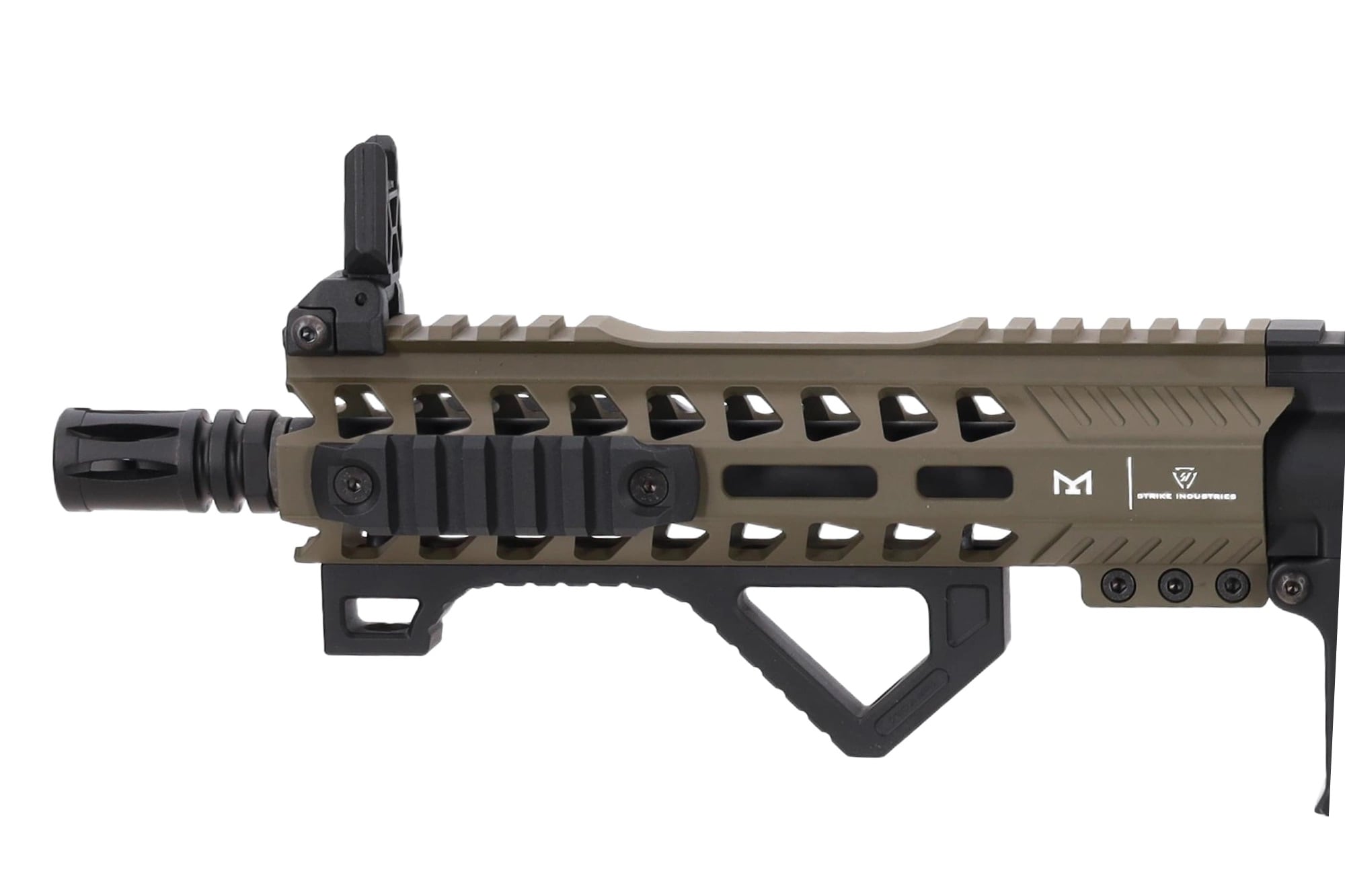 Karabinek szturmowy AEG Specna Arms RRA SA-E17 Edge HAL 2 ETU Light Ops Stock Gen. 2 - Olive