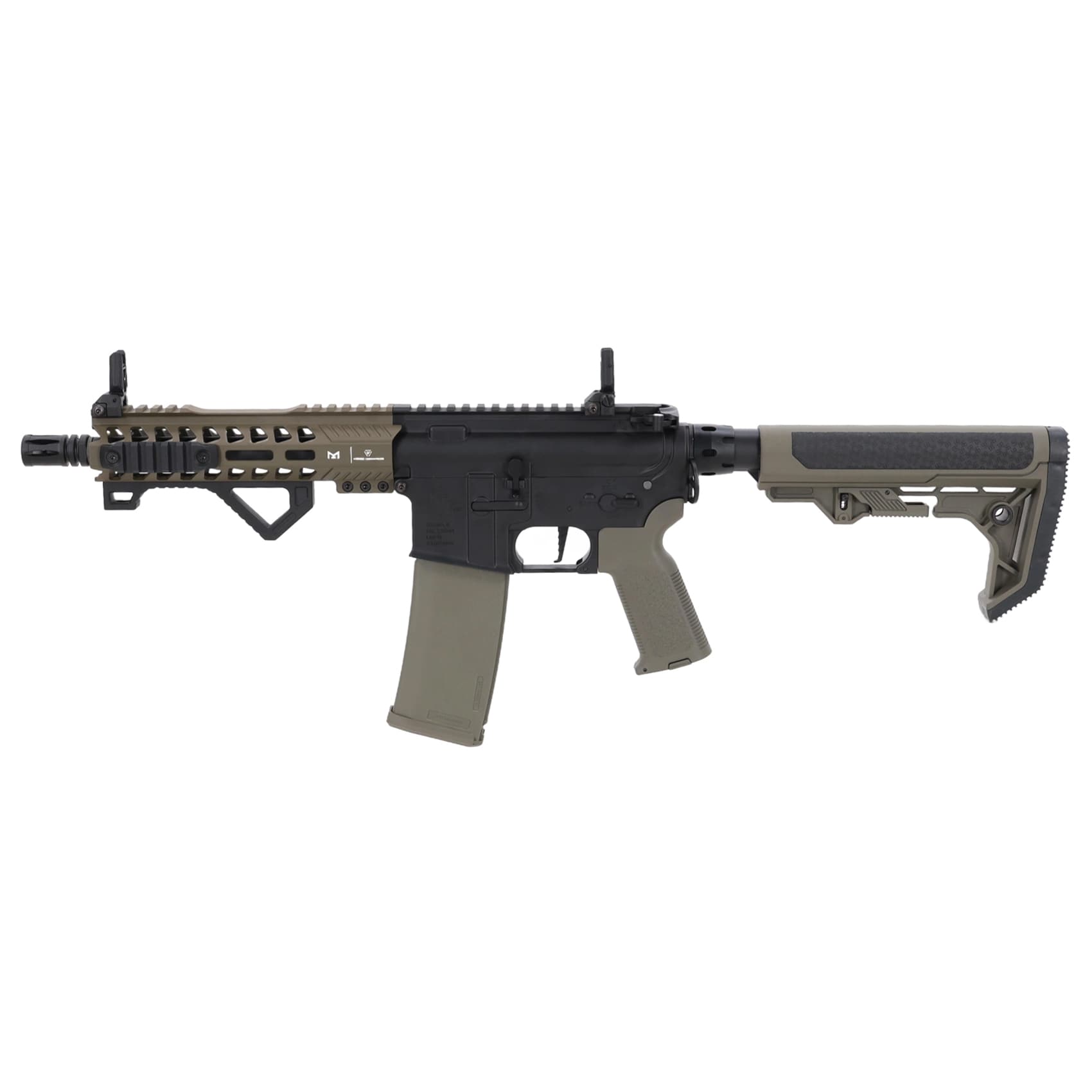 Karabinek szturmowy AEG Specna Arms RRA SA-E17 Edge HAL 2 ETU Light Ops Stock Gen. 2 - Olive