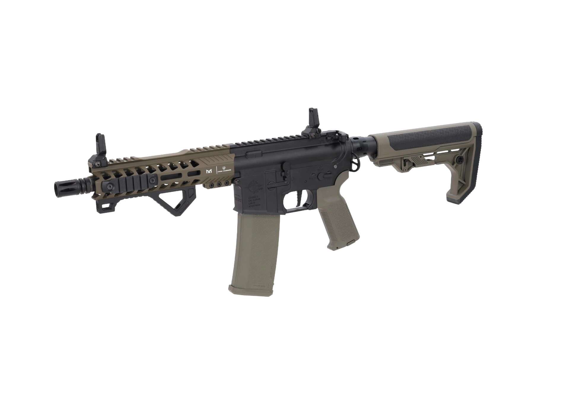 Karabinek szturmowy AEG Specna Arms RRA SA-E17 Edge HAL 2 ETU Light Ops Stock Gen. 2 - Olive