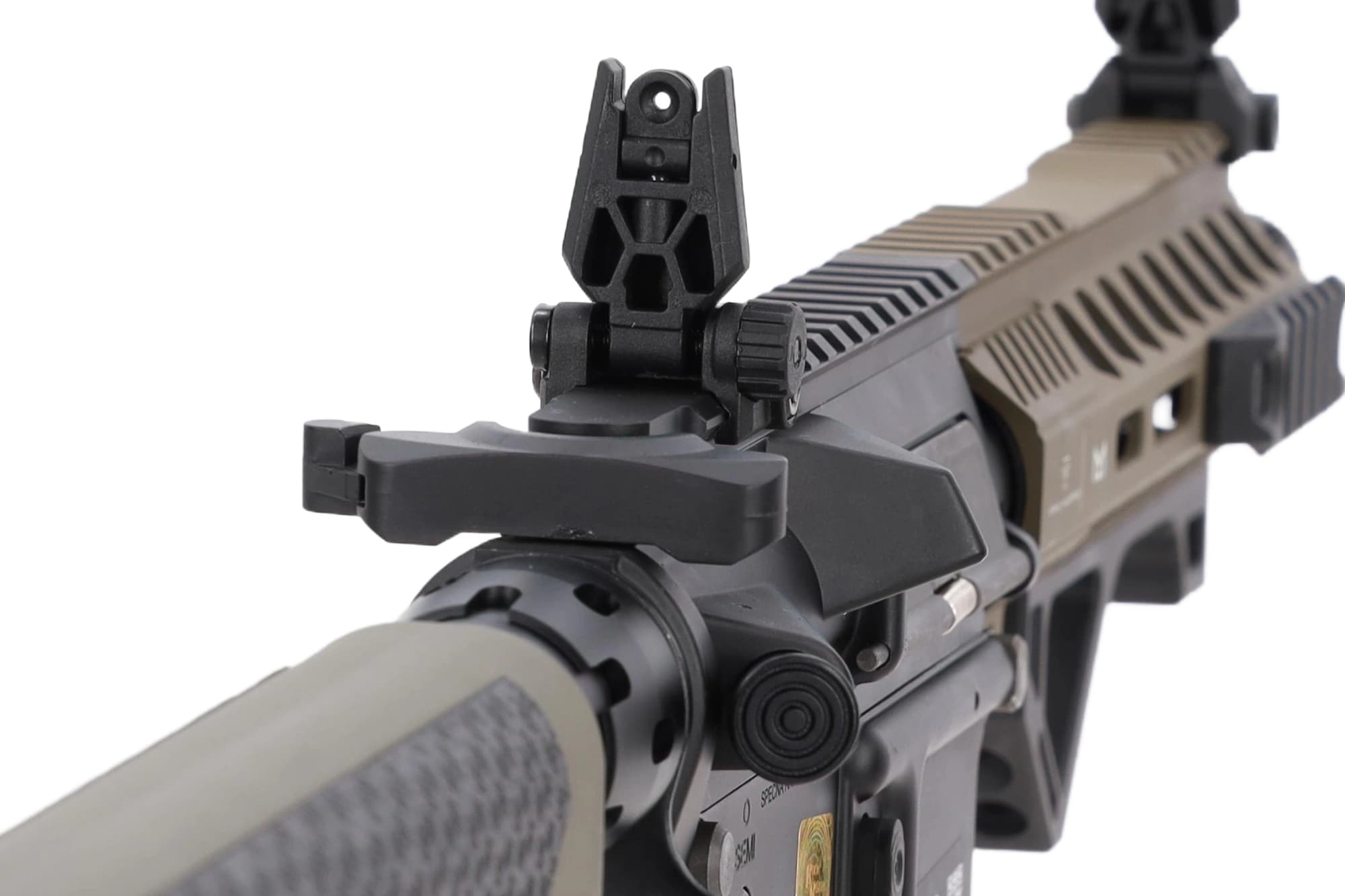 Karabinek szturmowy AEG Specna Arms RRA SA-E17 Edge HAL 2 ETU Light Ops Stock Gen. 2 - Olive