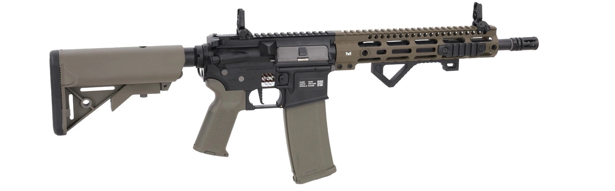 Karabinek szturmowy AEG Specna Arms SA-E20 Edge HAL 2 ETU Gen. 2 - Olive