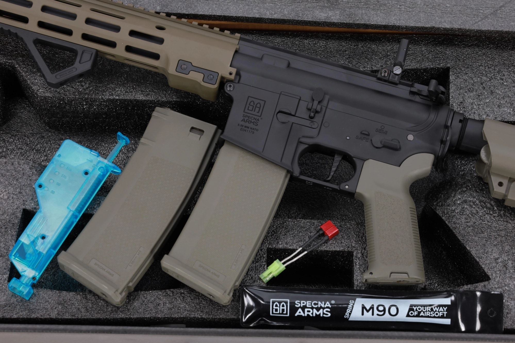 Karabinek szturmowy AEG Specna Arms SA-E22 Edge HAL2 ETU Gen. 2 - Olive