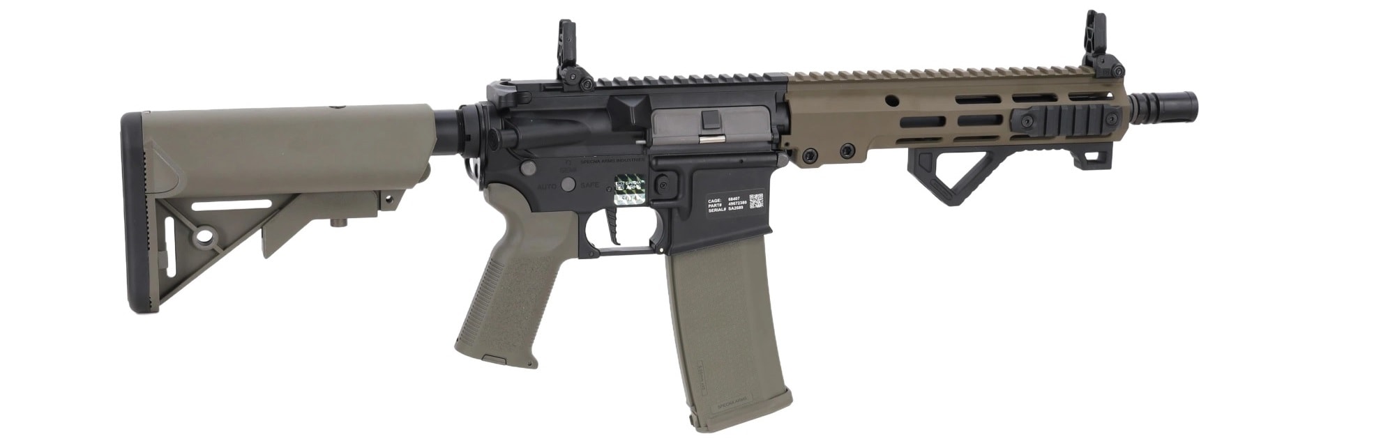 Karabinek szturmowy AEG Specna Arms SA-E23 Edge HAL2 ETU Gen. 2 - Olive