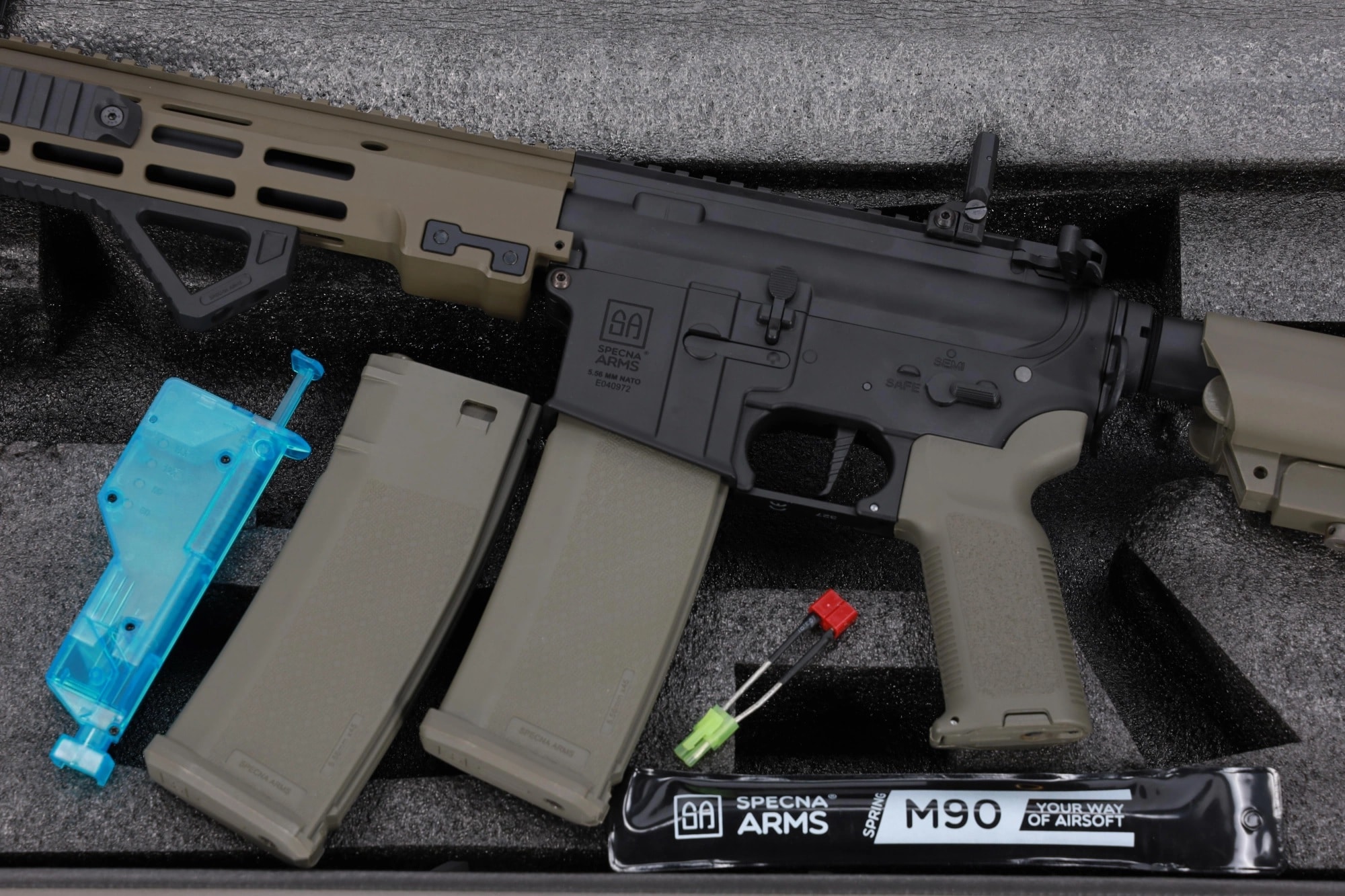Karabinek szturmowy AEG Specna Arms SA-E23 Edge HAL2 ETU Gen. 2 - Olive