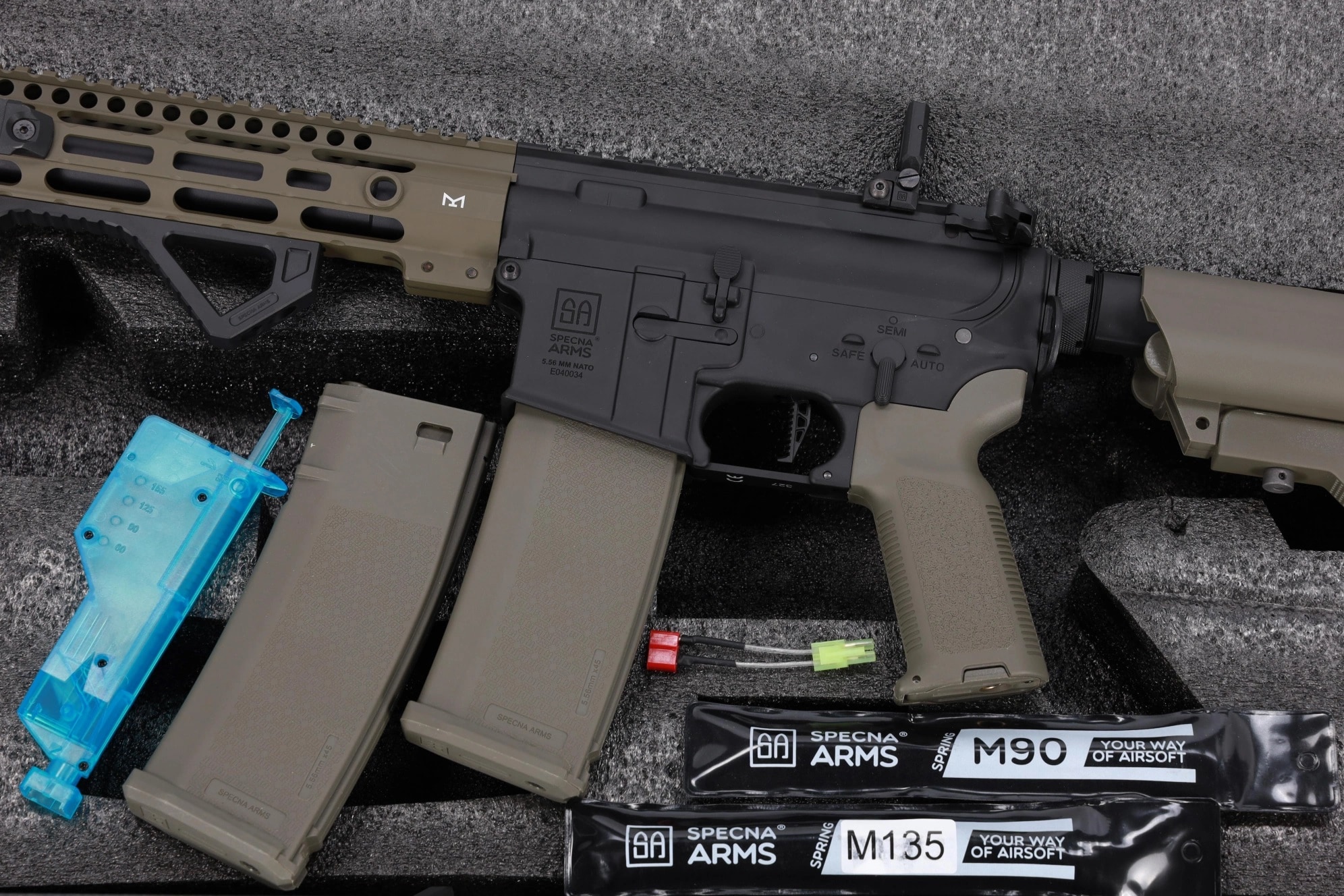 Karabinek szturmowy AEG Specna Arms SA-P20 Prime Aster II ETU BLDC - Olive