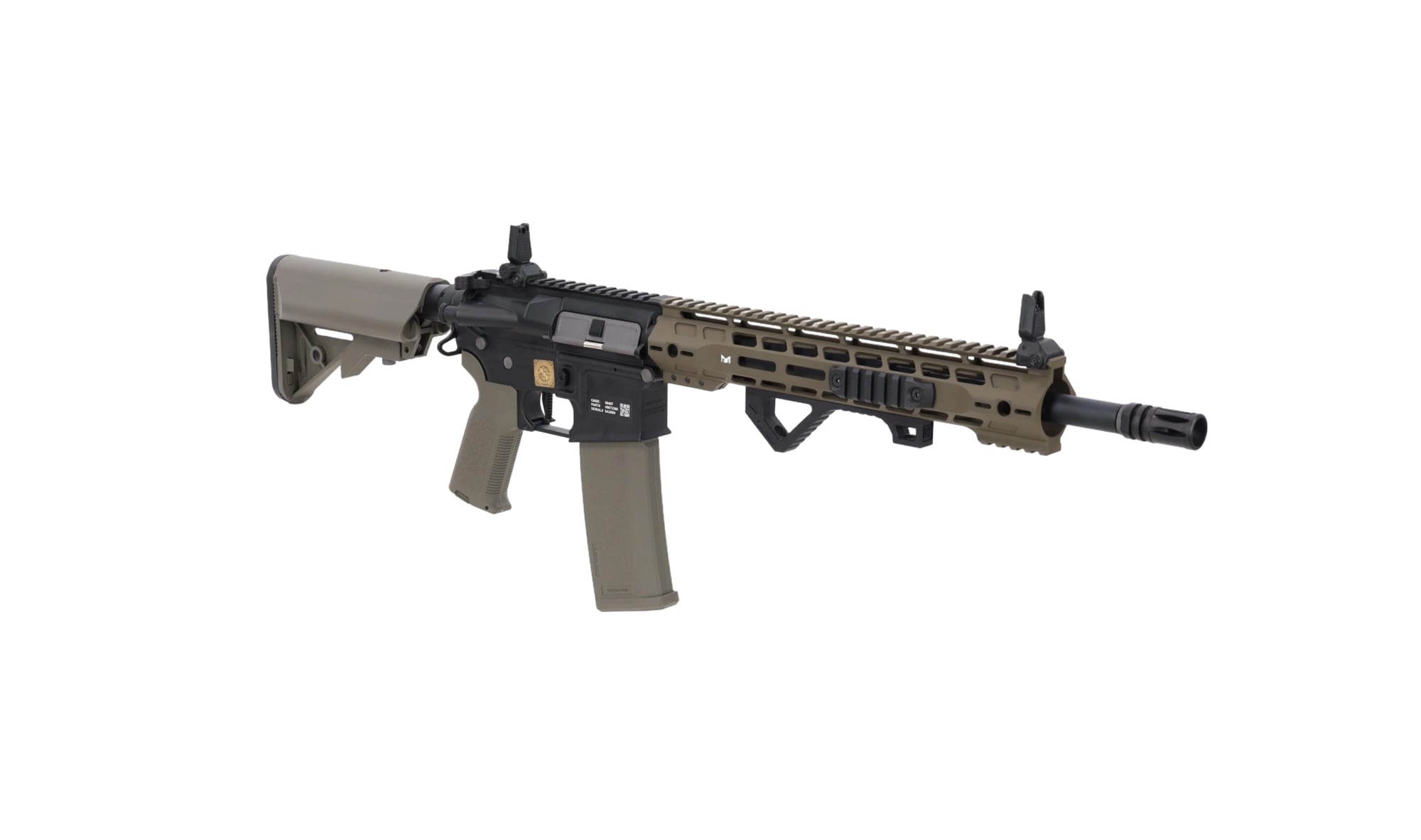 Karabinek szturmowy AEG Specna Arms RRA SA-P14 Prime Aster II ETU BLDC - Olive