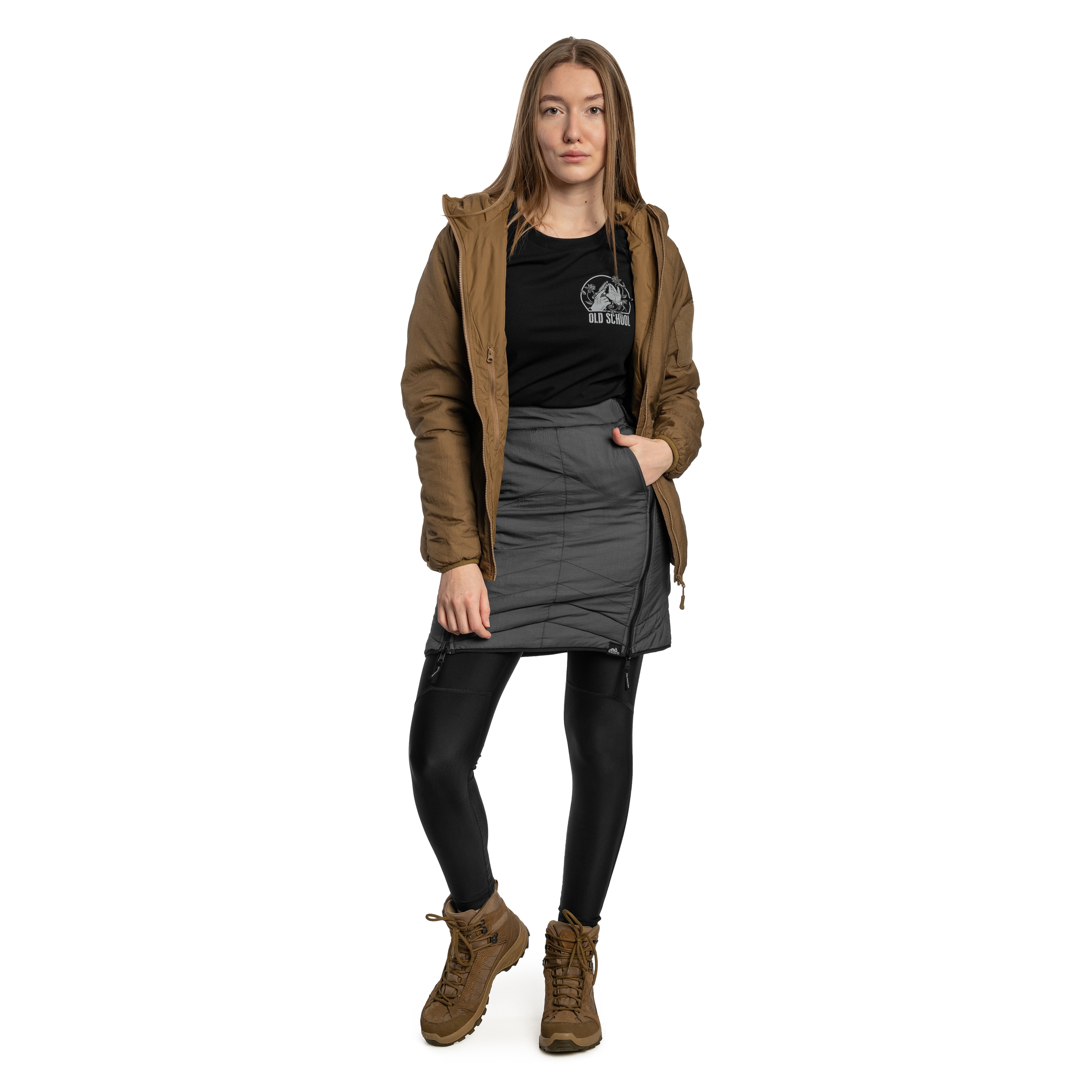 Spódnica dwustronna Helikon Yupik WindPack - Shadow Grey