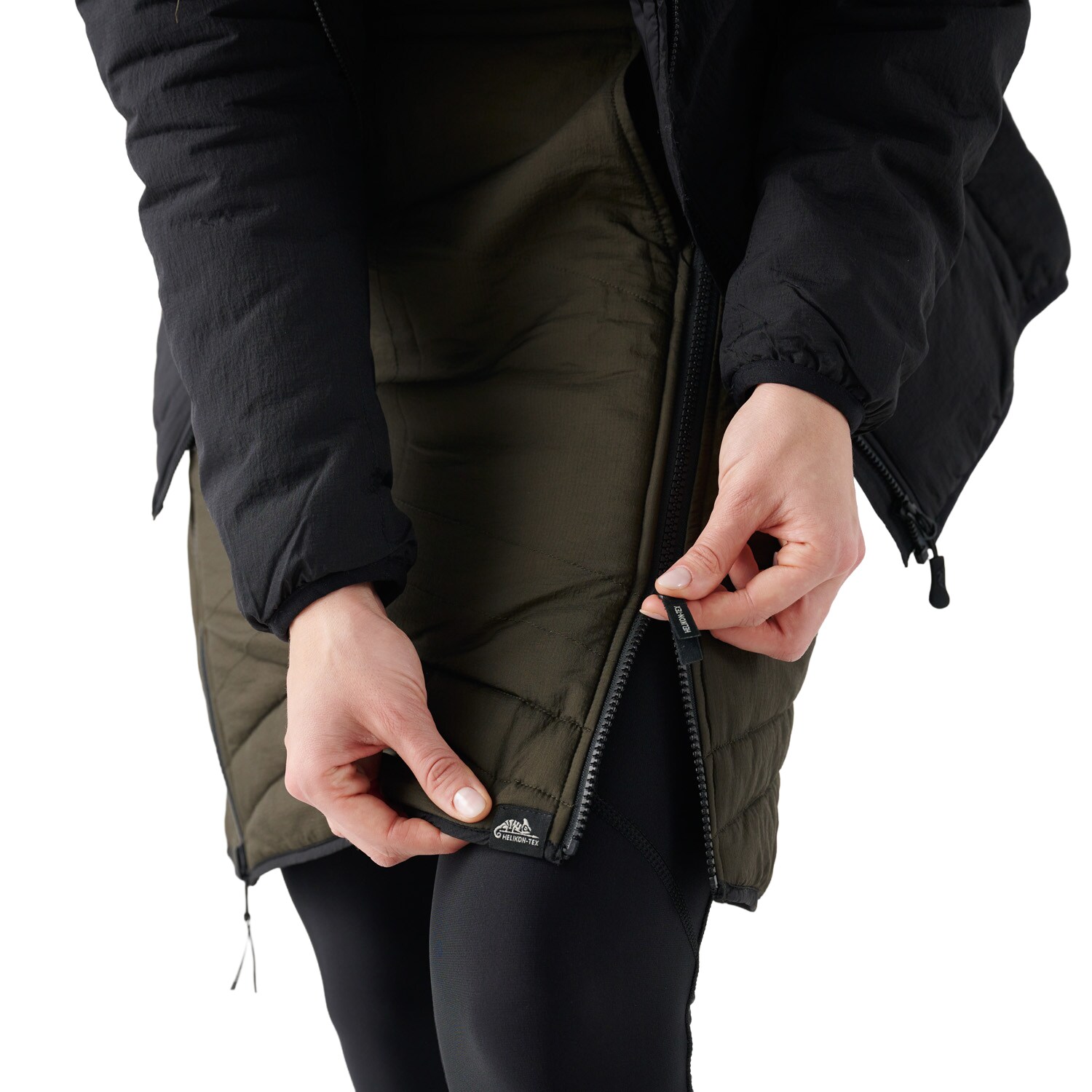 Spódnica dwustronna Helikon Yupik WindPack - Taiga Green