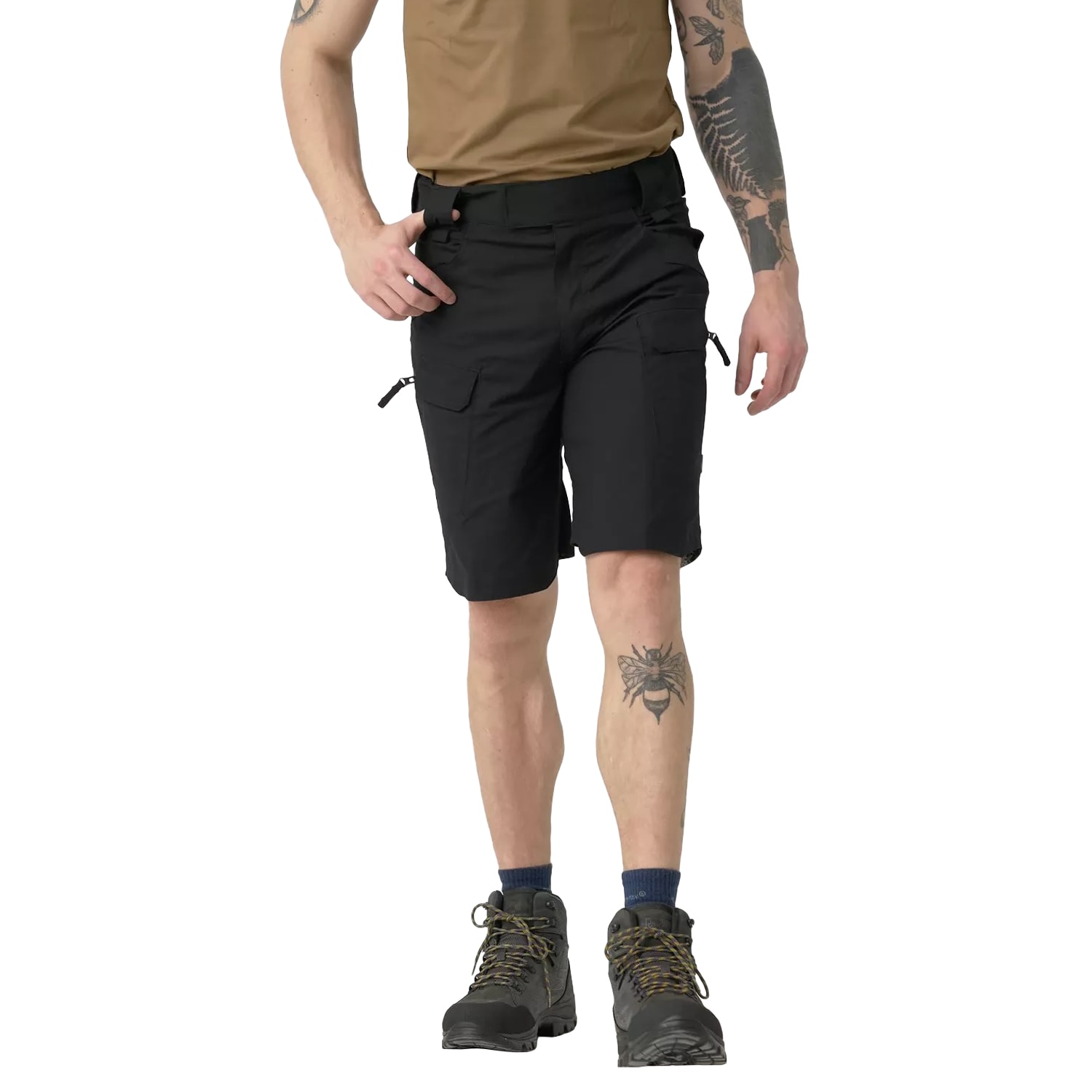 Szorty Helikon UTS PolyCotton Stretch Rip-Stop 8,5'' - Black