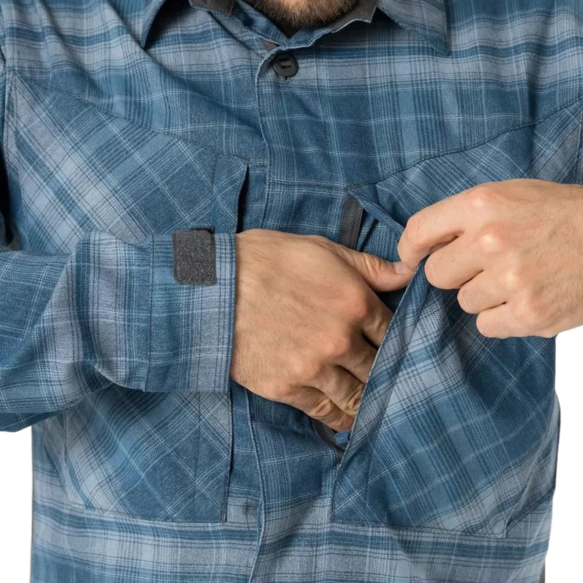 Сорочка Helikon MBDU Nylon Polyester Blend - Western Blue Plaid