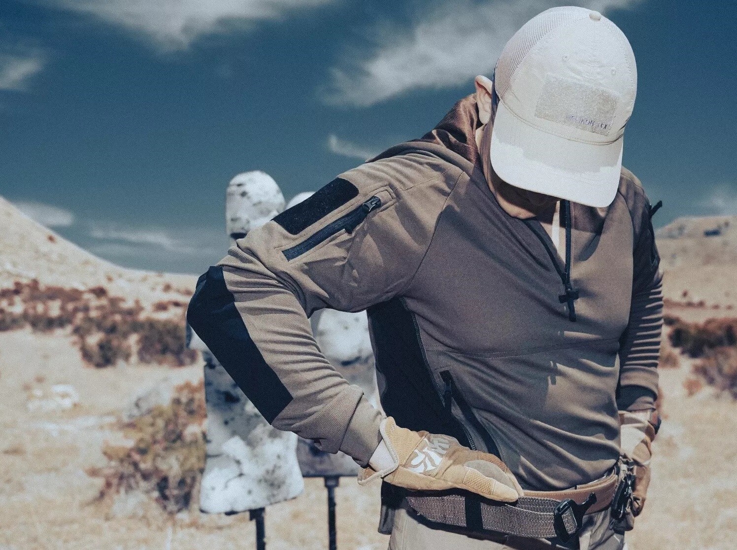 Czapka z daszkiem Helikon Technical Trucker Cap - Khaki