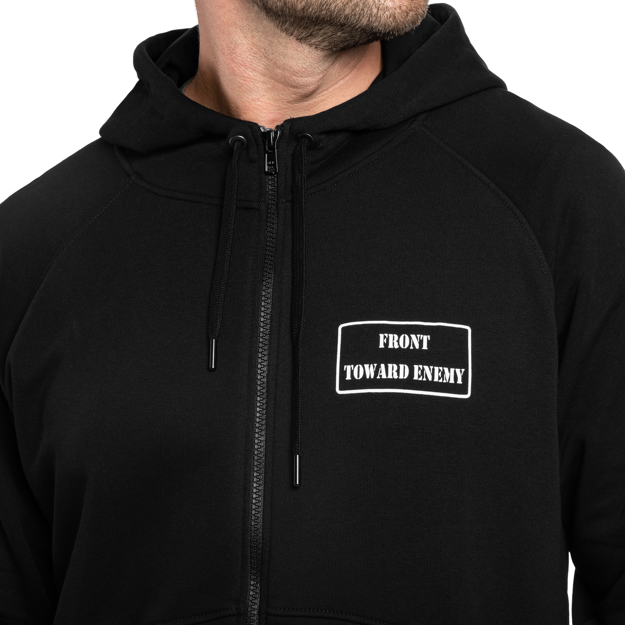 Bluza Helikon-Tex Front Toward Enemy Hoodie - Black