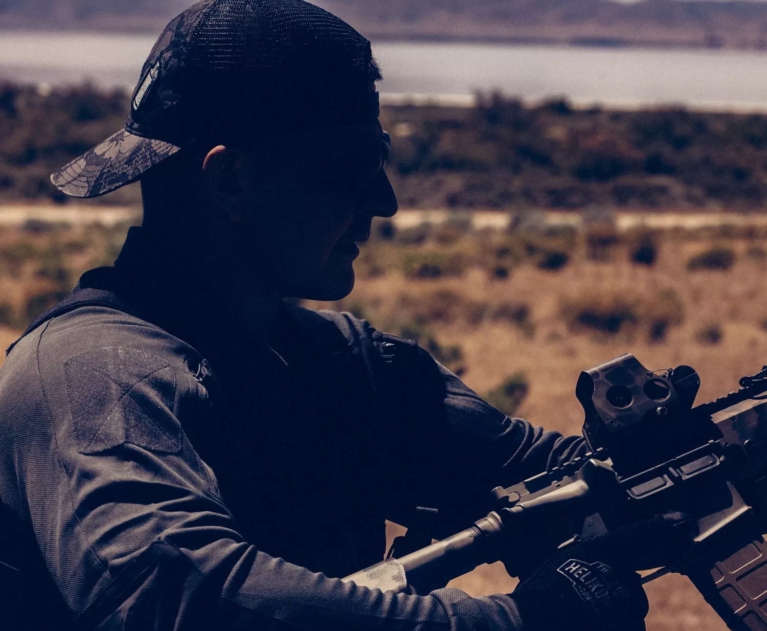 Czapka z daszkiem Helikon Hawaiian Trucker - Dark Ops