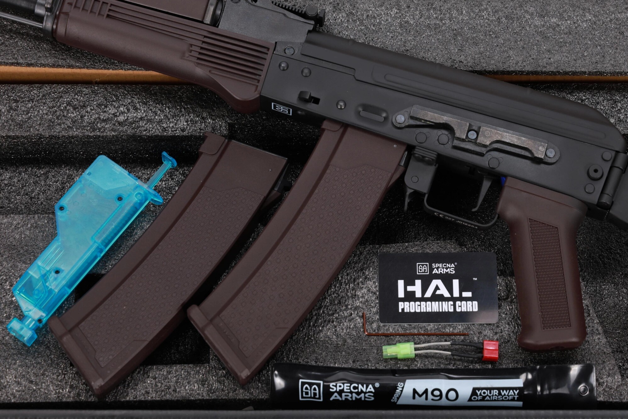 Karabinek szturmowy AEG Specna Arms SA-J11 Edge HAL ETU Magnus TDC - Śliwkowy