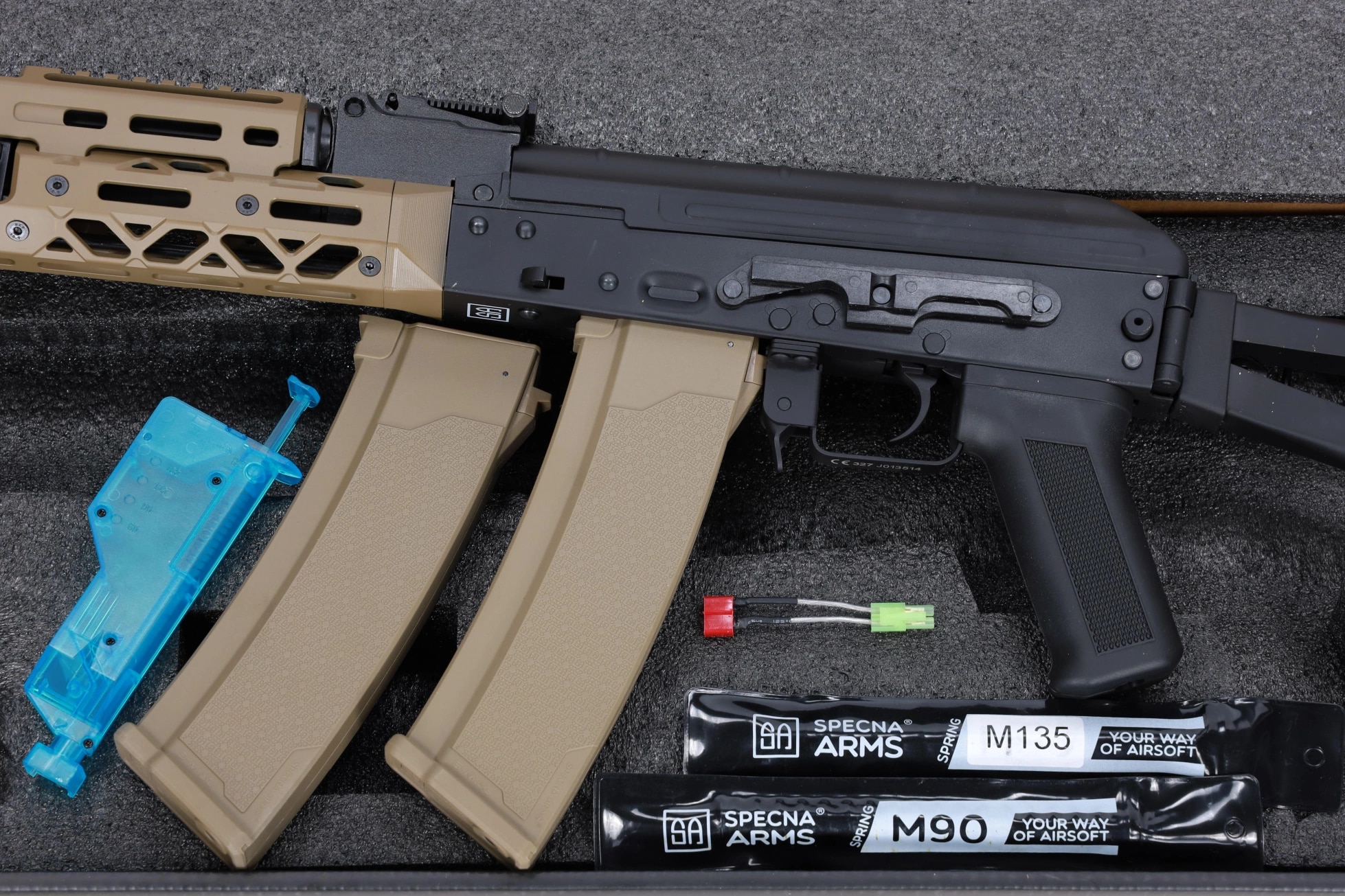 Karabinek szturmowy AEG Specna Arms x KPYK SA-PJ12 Prime Aster ETU BLDC - Half-Tan