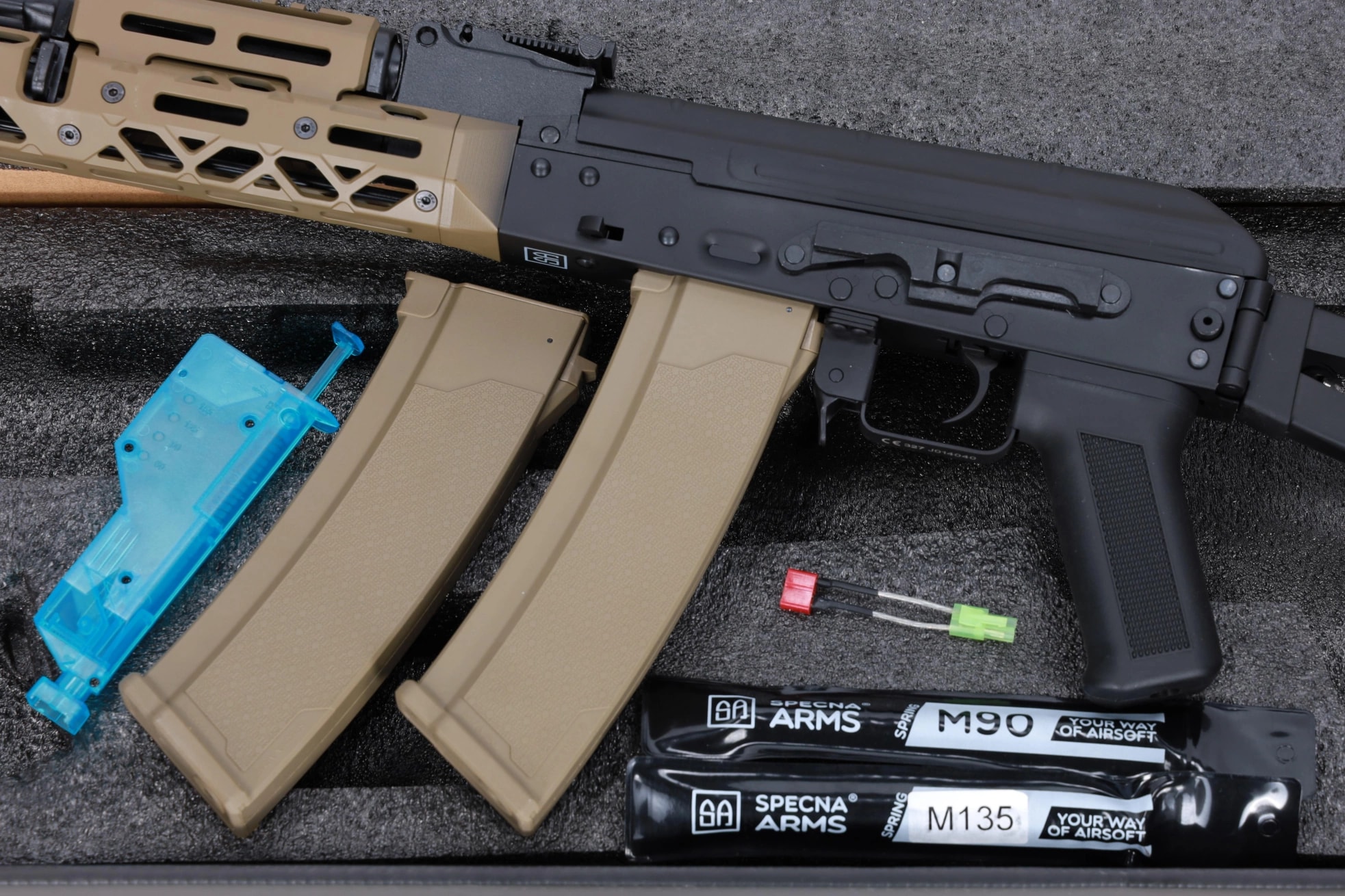 Karabinek szturmowy AEG Specna Arms x KPYK SA-PJ13 Prime Aster ETU BLDC - Half-Tan