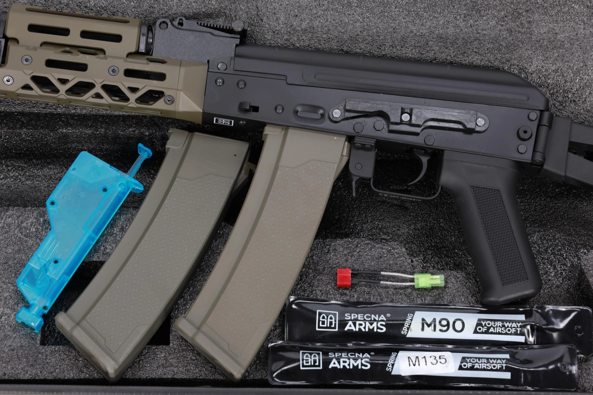 Karabinek szturmowy AEG Specna Arms x KPYK SA-PJ13 Prime Aster ETU BLDC - Olive