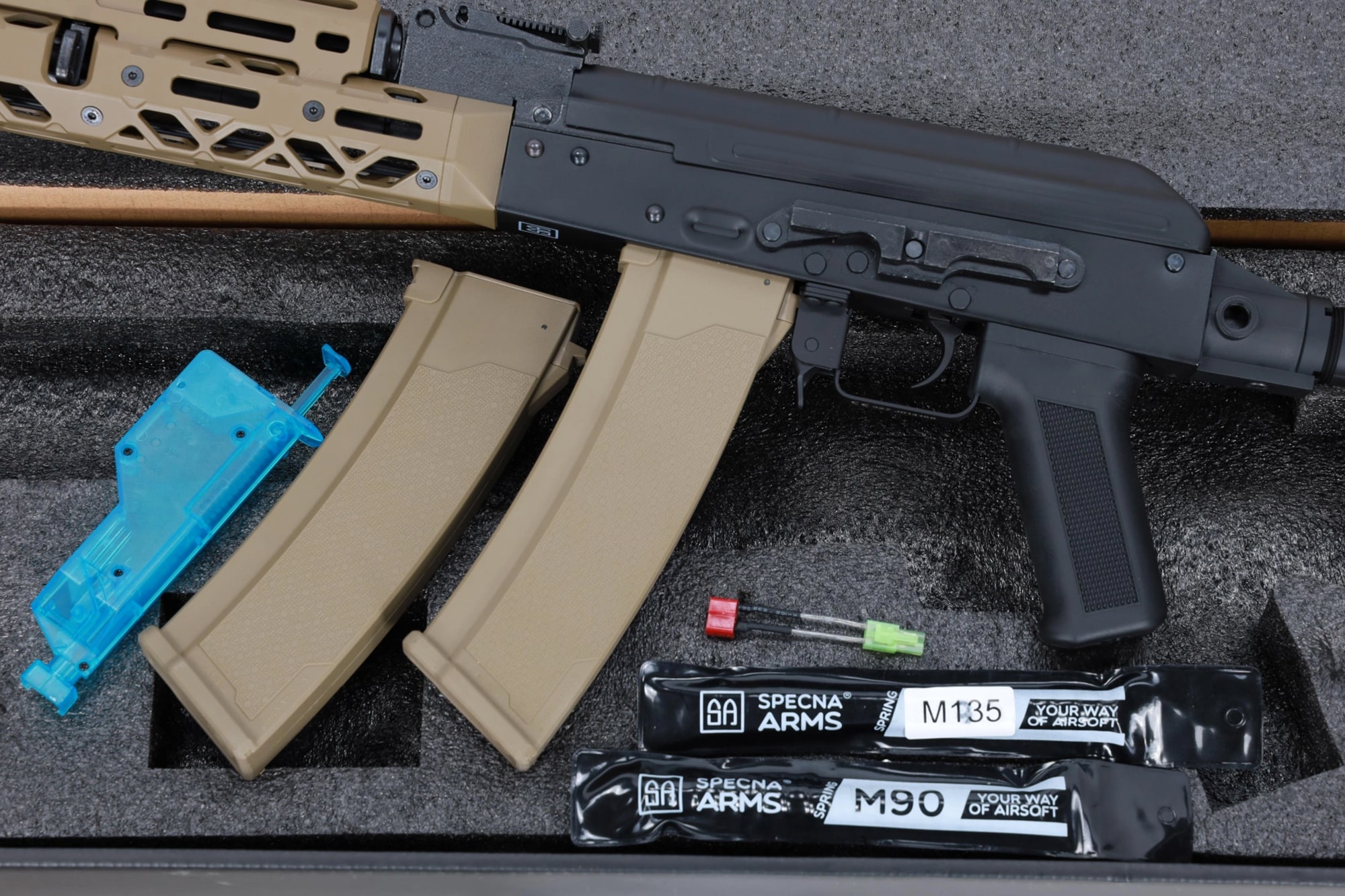 Karabinek szturmowy AEG Specna Arms X KPYK SA-P14 Prime Aster II ETU BLDC - Half-Tan