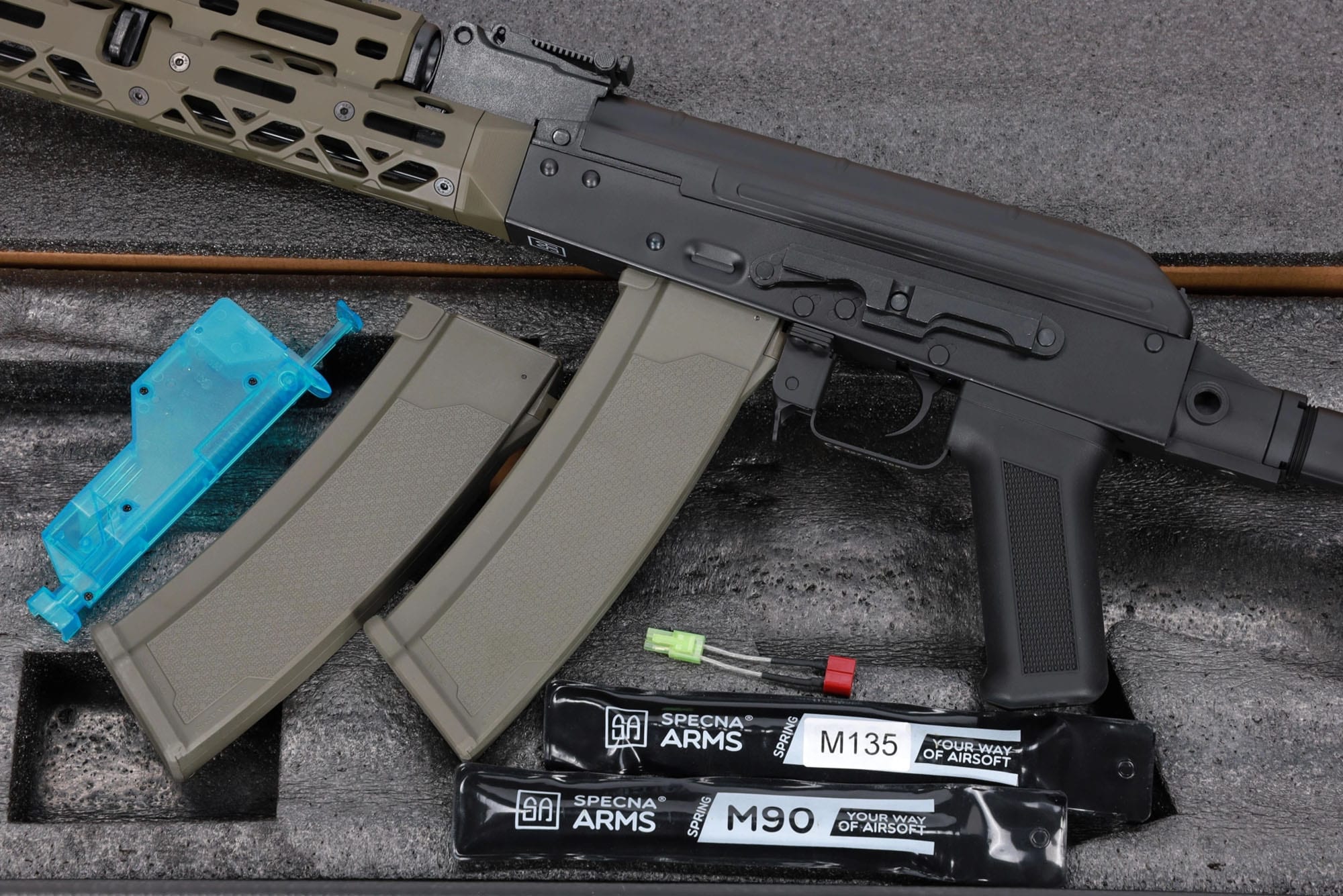 Karabinek szturmowy AEG Specna Arms X KPYK SA-P14 Prime Aster II ETU BLDC - Olive