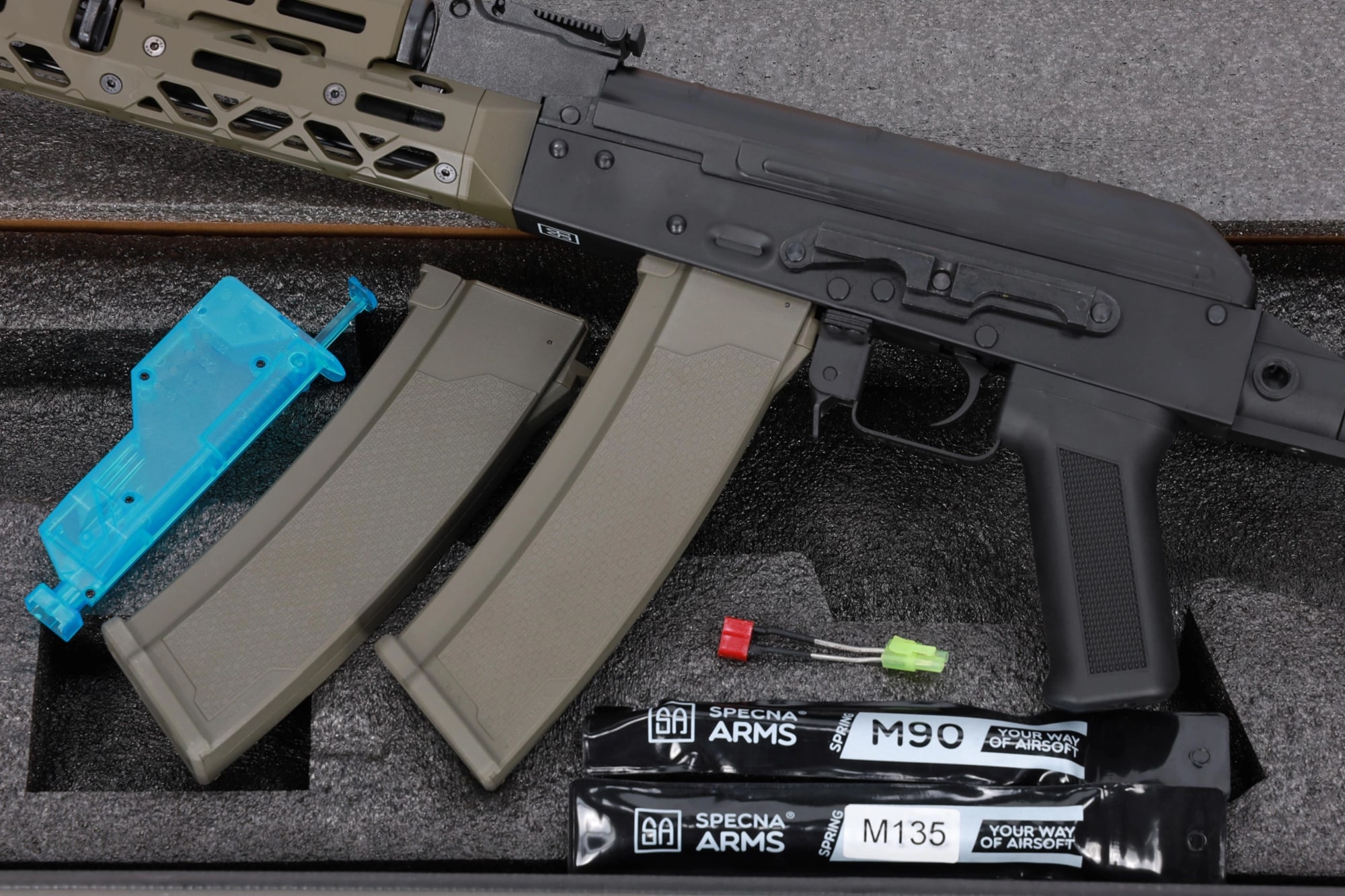 Karabinek szturmowy AEG Specna Arms X KPYK SA-P15 Prime Aster II ETU BLDC - Olive