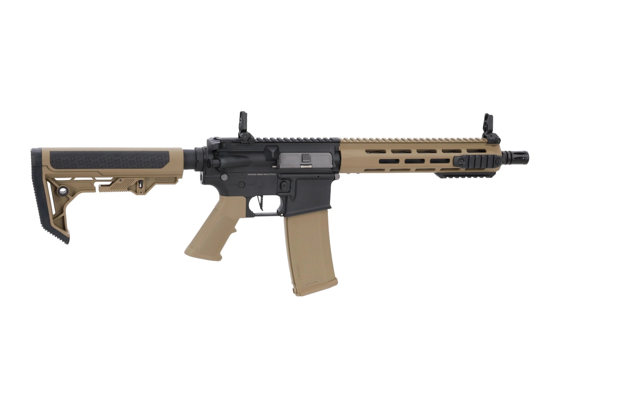 Karabinek szturmowy AEG Specna Arms SA-F03 FLEX Light Ops Stock HAL ETU Gen.2 - Half-Tan