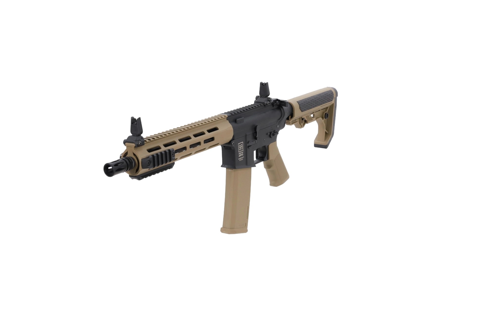 Karabinek szturmowy AEG Specna Arms SA-F03 FLEX Light Ops Stock HAL ETU Gen.2 - Half-Tan