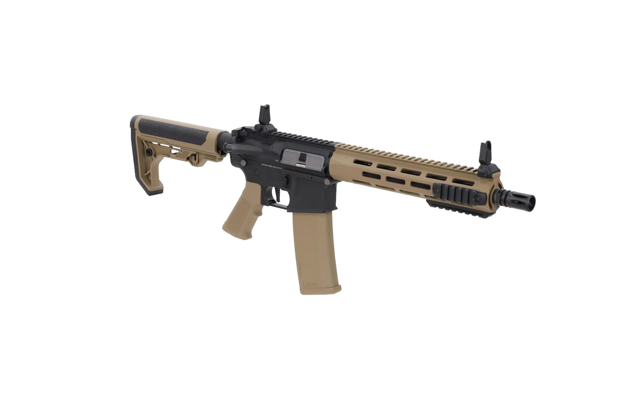 Karabinek szturmowy AEG Specna Arms SA-F03 FLEX Light Ops Stock HAL ETU Gen.2 - Half-Tan
