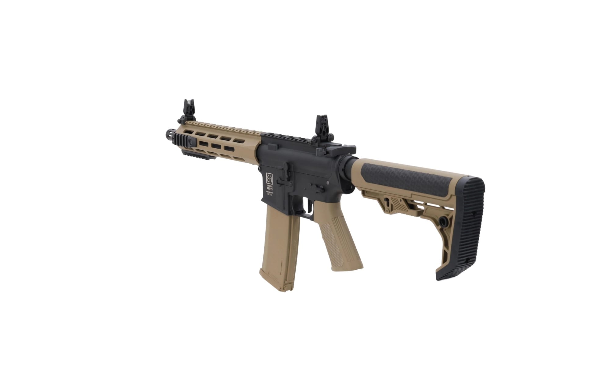 Karabinek szturmowy AEG Specna Arms SA-F03 FLEX Light Ops Stock HAL ETU Gen.2 - Half-Tan