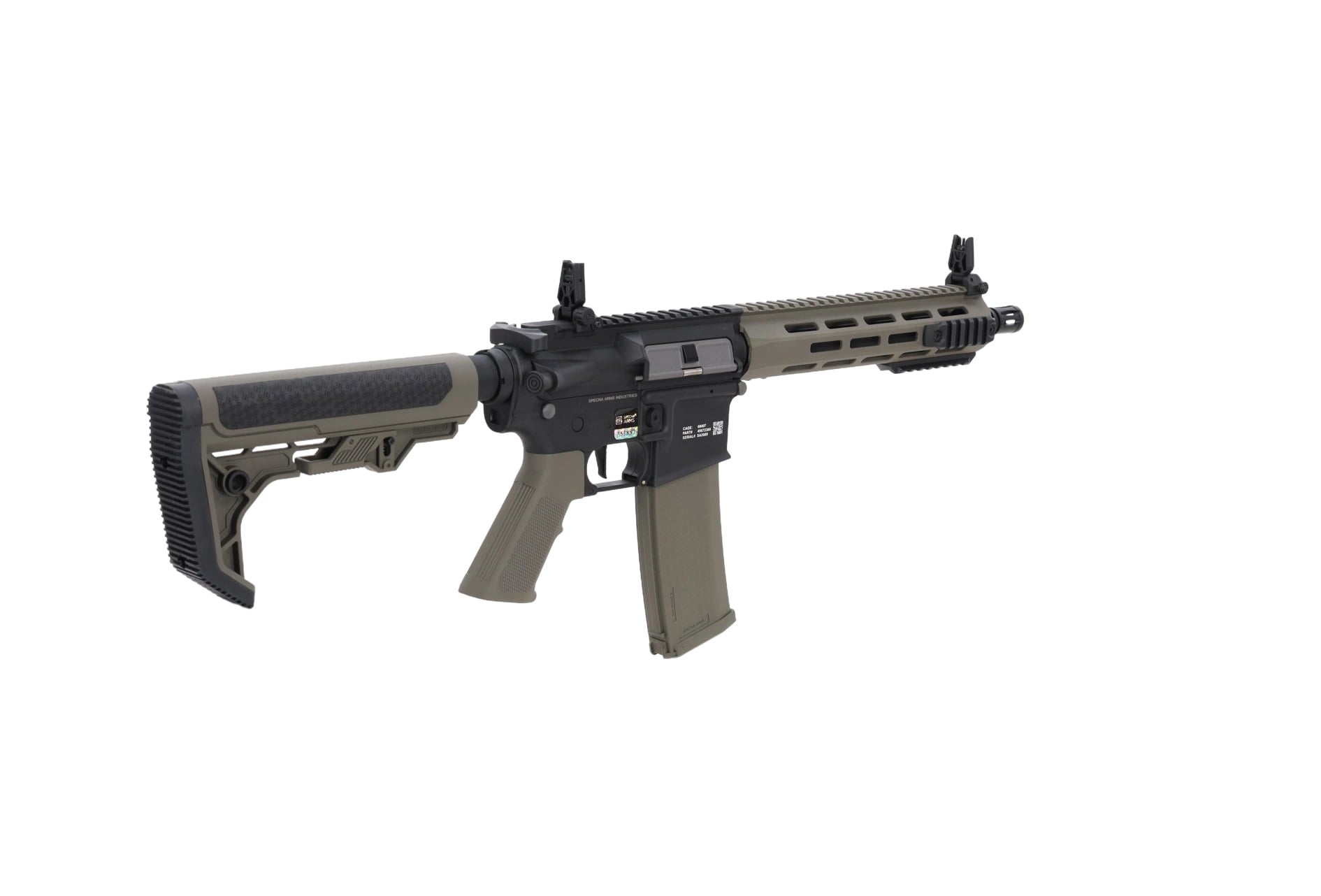 Karabinek szturmowy AEG Specna Arms SA-F03 FLEX Light Ops Stock HAL ETU Gen.2 - Olive